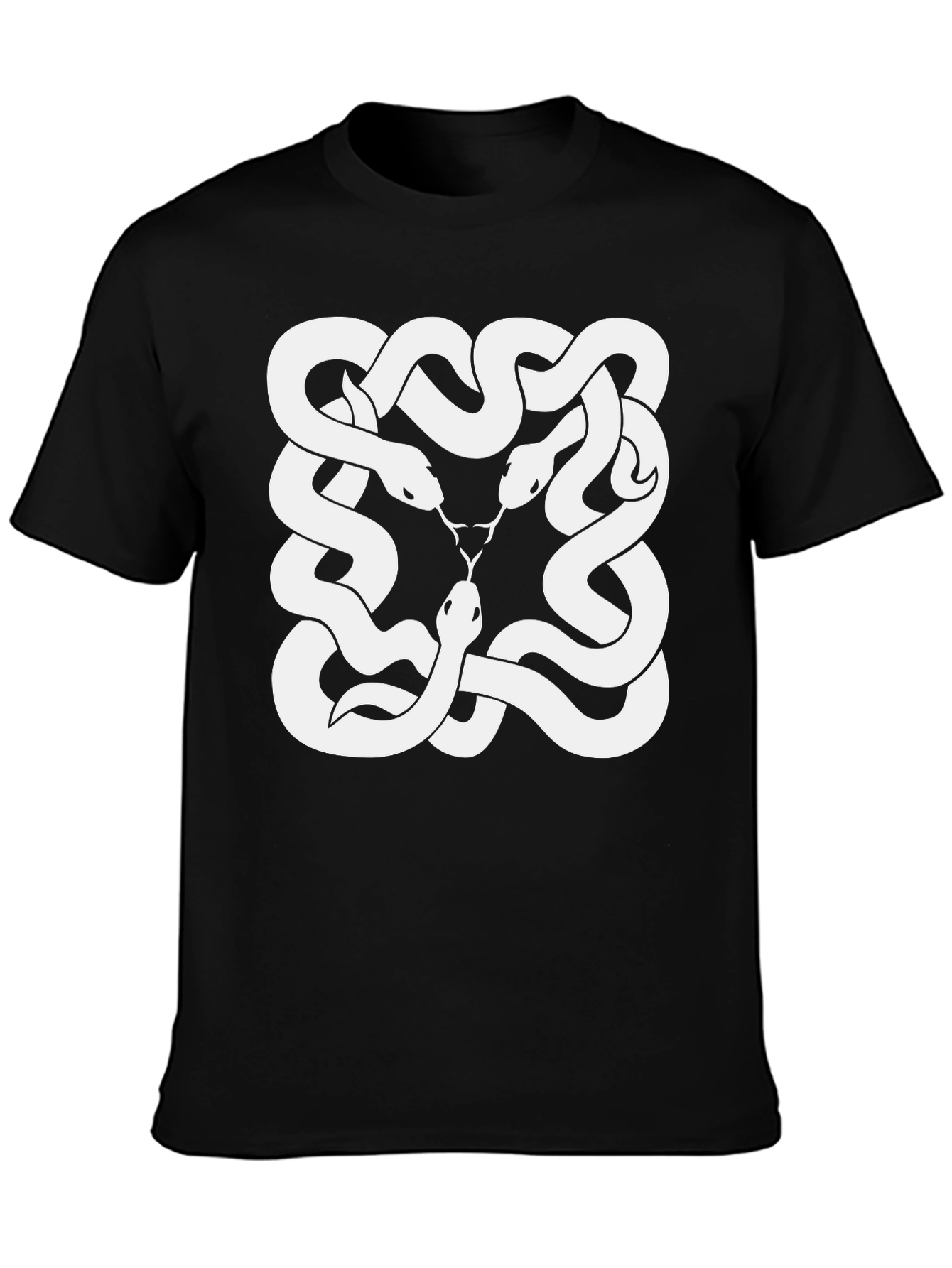Serpentine Knot Black T-Shirt