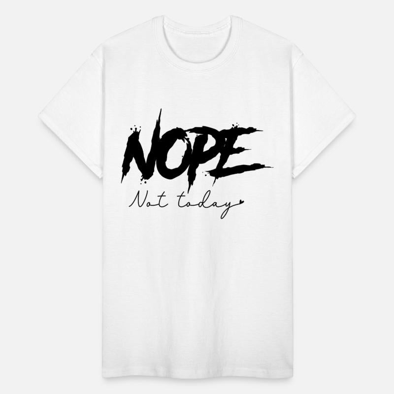 Nope Not Today Quote Minimalist Mood Design