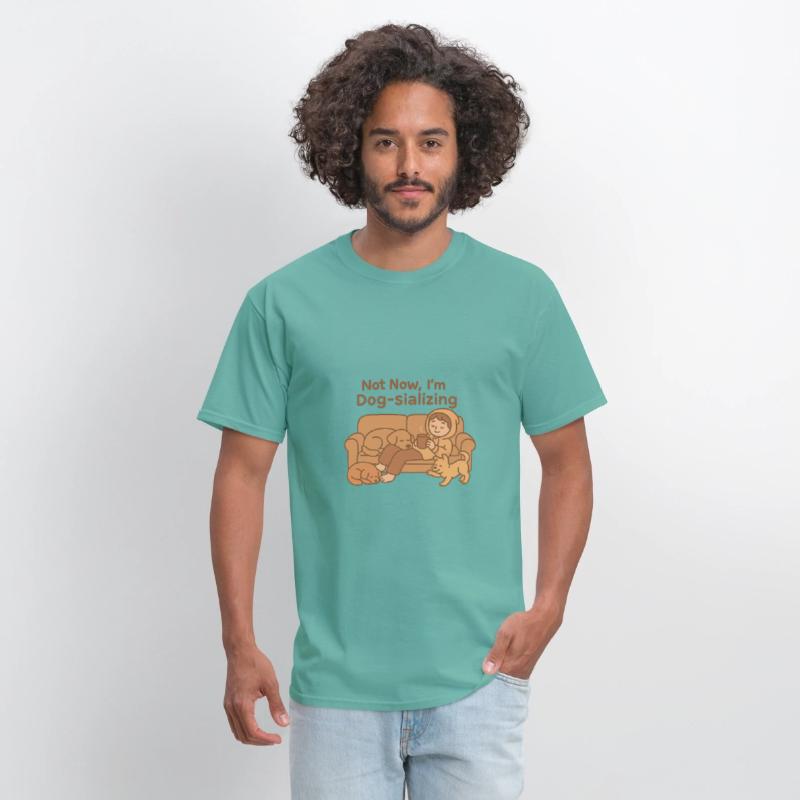 Not Now, I'm Dog-sializing - Cozy Dog Tee