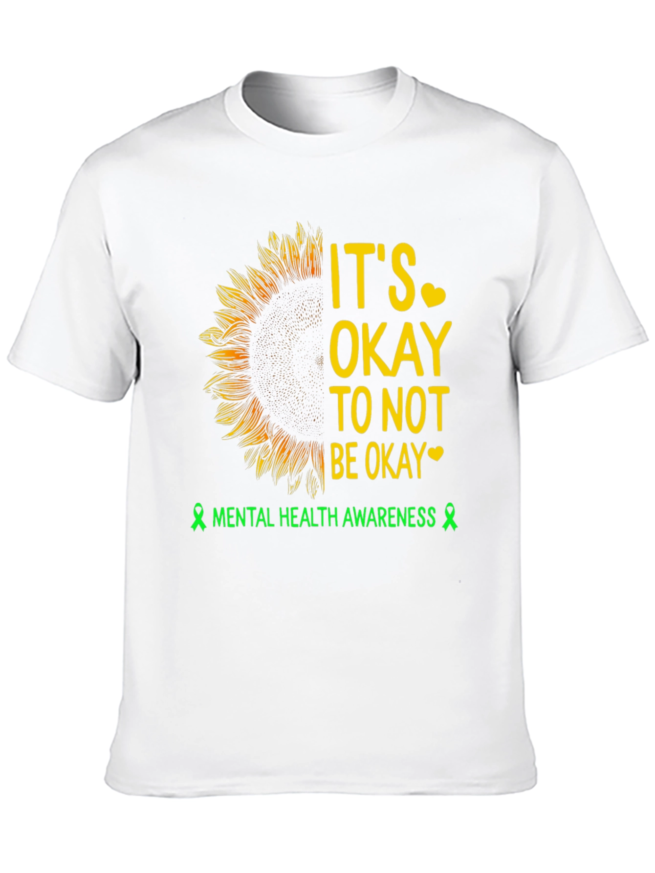 Mental Health Awareness Sunflower T-Shirt