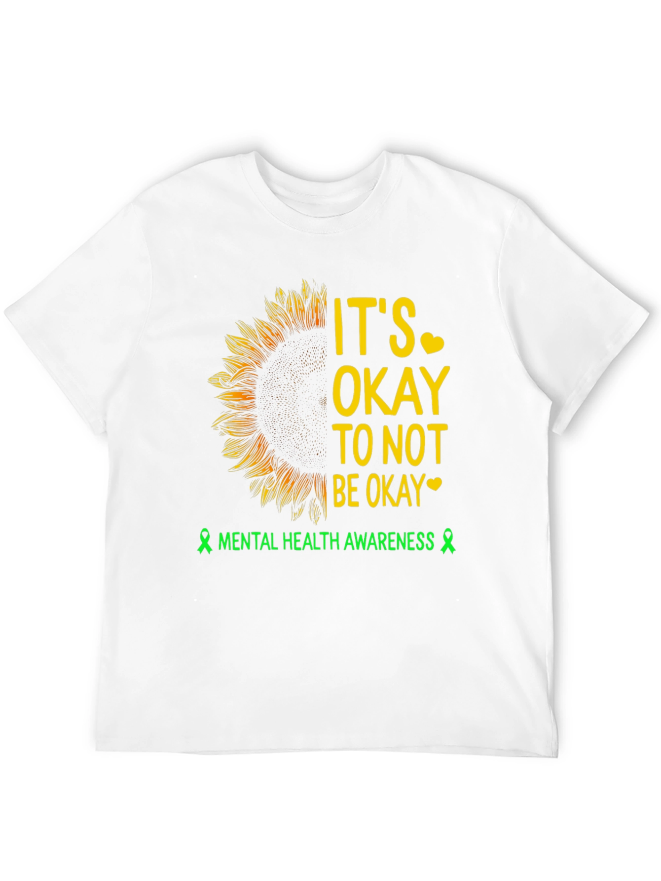 Mental Health Awareness Sunflower T-Shirt