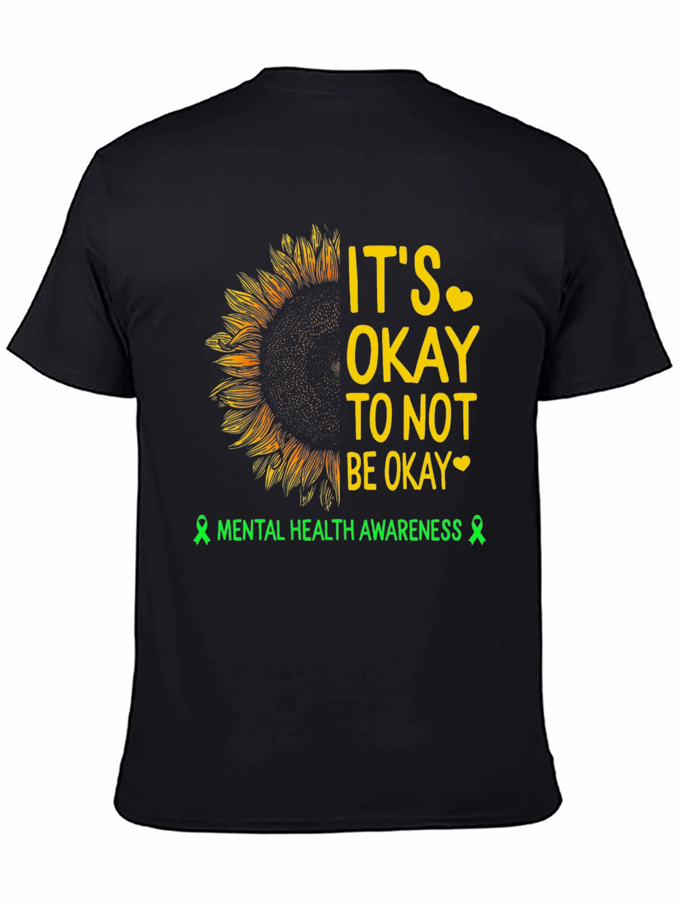 Mental Health Awareness Sunflower T-Shirt