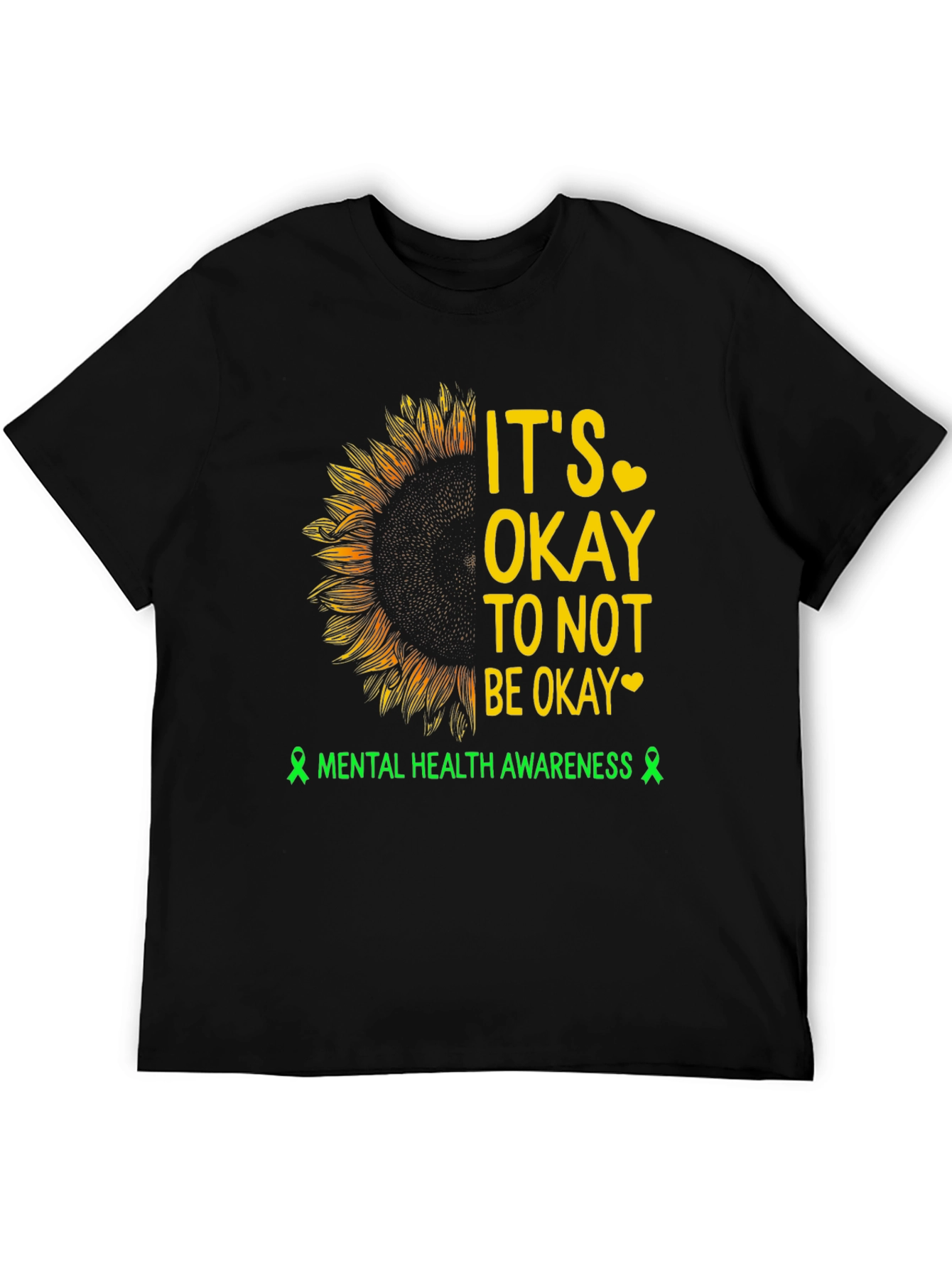 Mental Health Awareness Sunflower T-Shirt