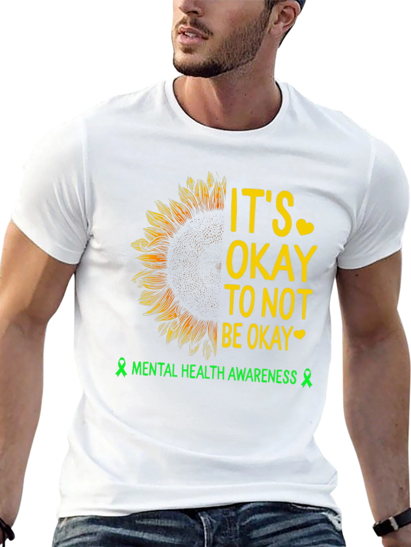 Mental Health Awareness Sunflower T-Shirt