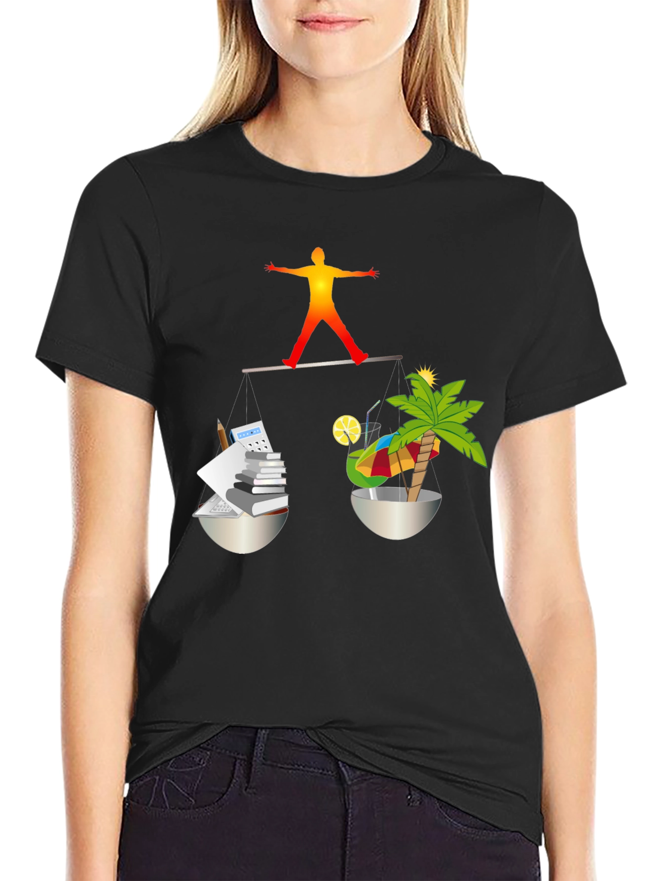 Work-Life Balance T-Shirt - Balancing Act Tee