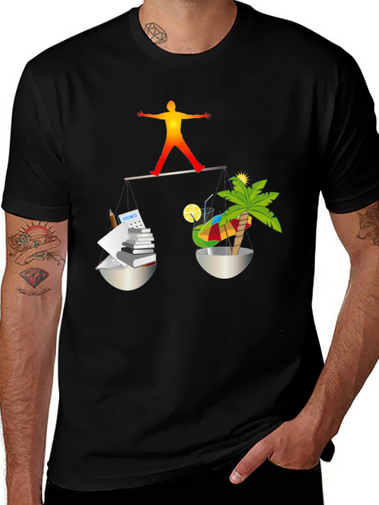 Work-Life Balance T-Shirt - Balancing Act Tee