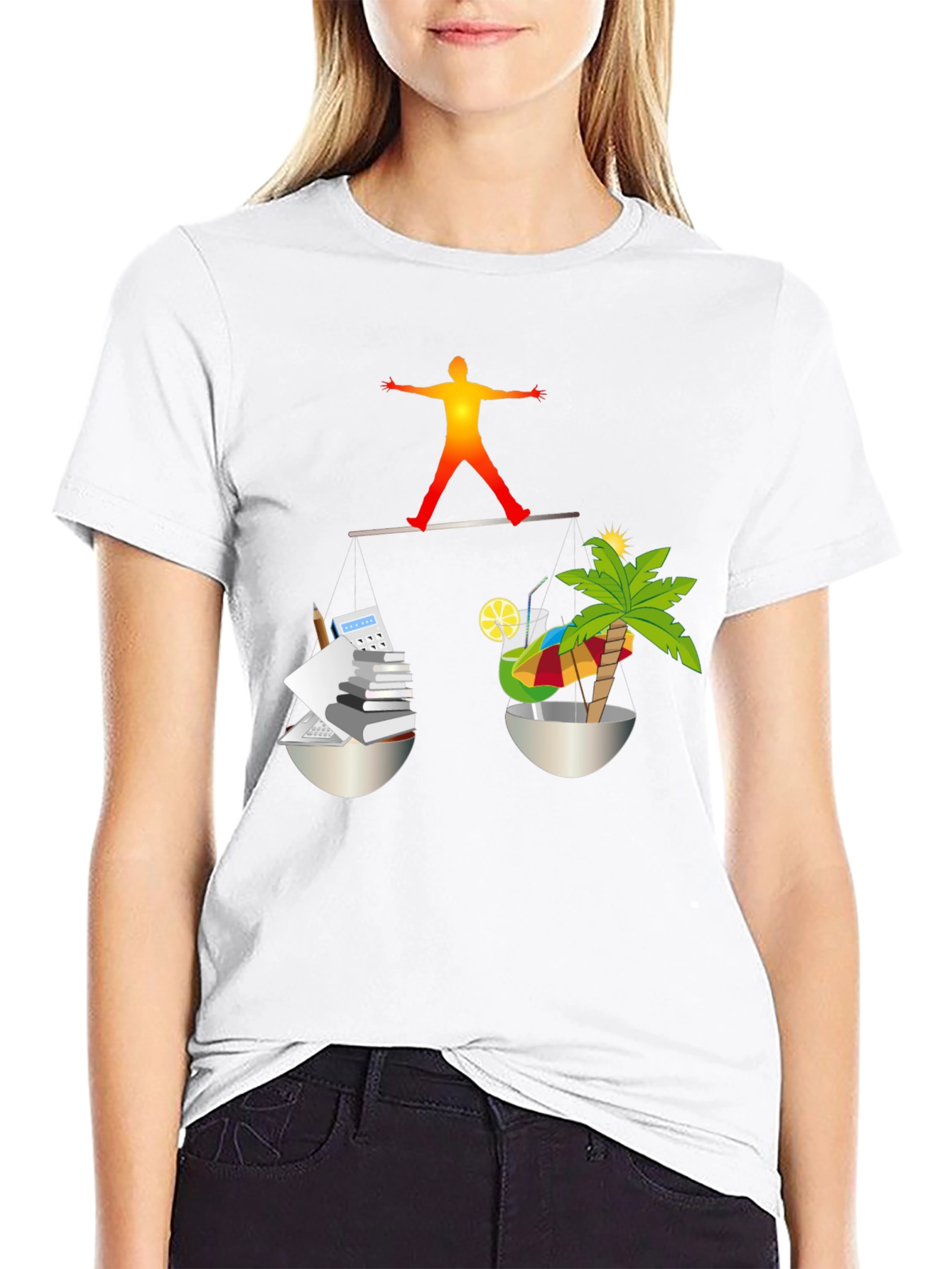 Work-Life Balance T-Shirt - Balancing Act Tee