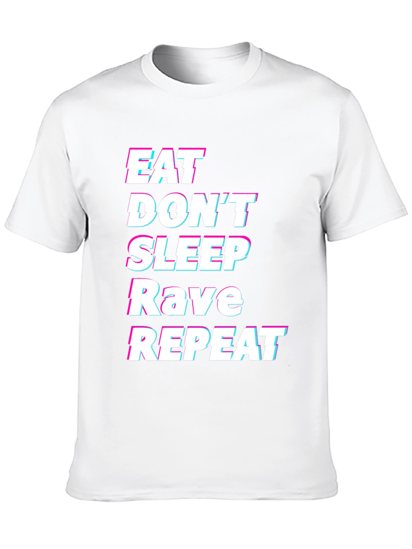 Eat Sleep Rave Repeat Graphic Tee