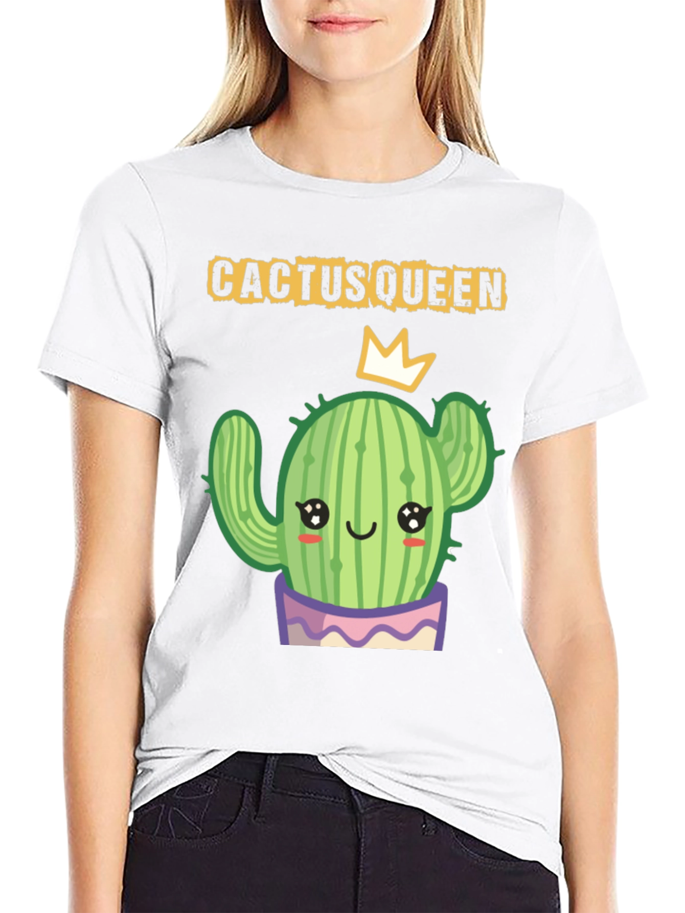 Cactus Queen T-Shirt - Cute Succulent Graphic Tee