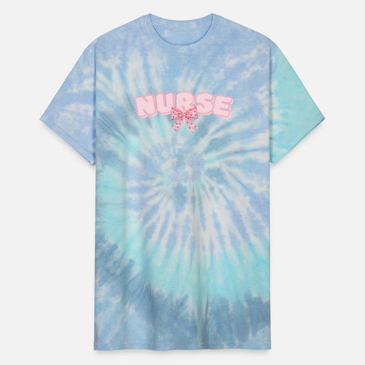 Nurse T Shirt with pink Bow Design
