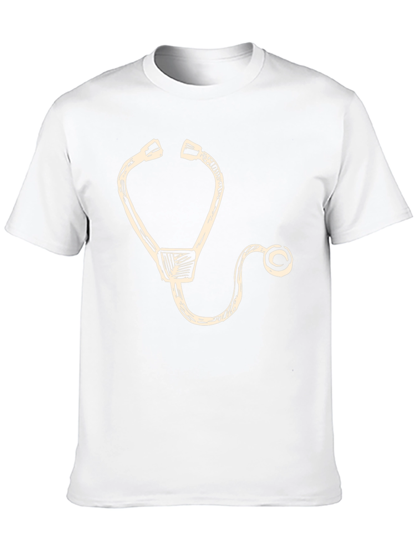 Stethoscope Graphic T-Shirt - Medical Profession Tee