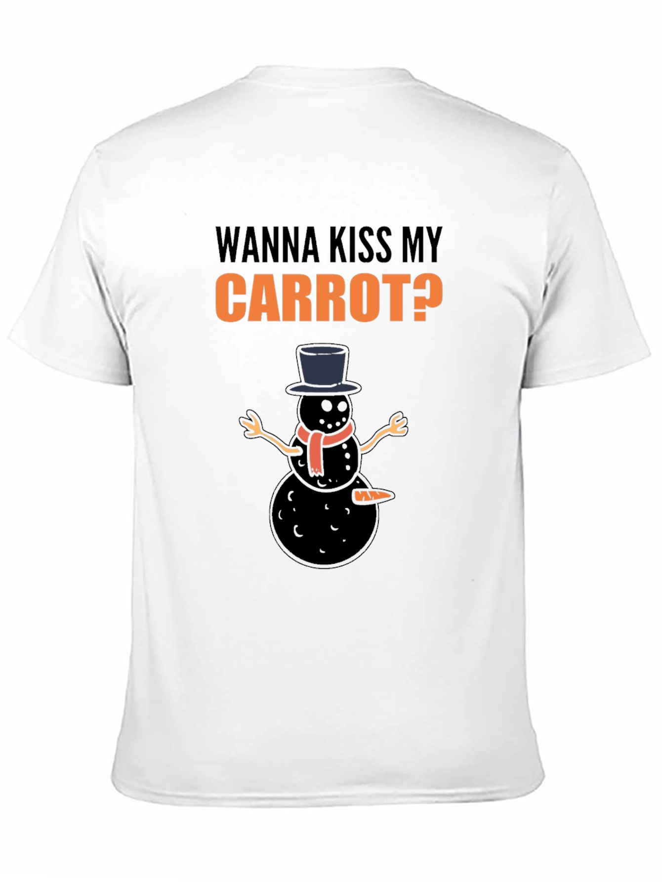 Wanna Kiss My Carrot? Black Humor Graphic Tee