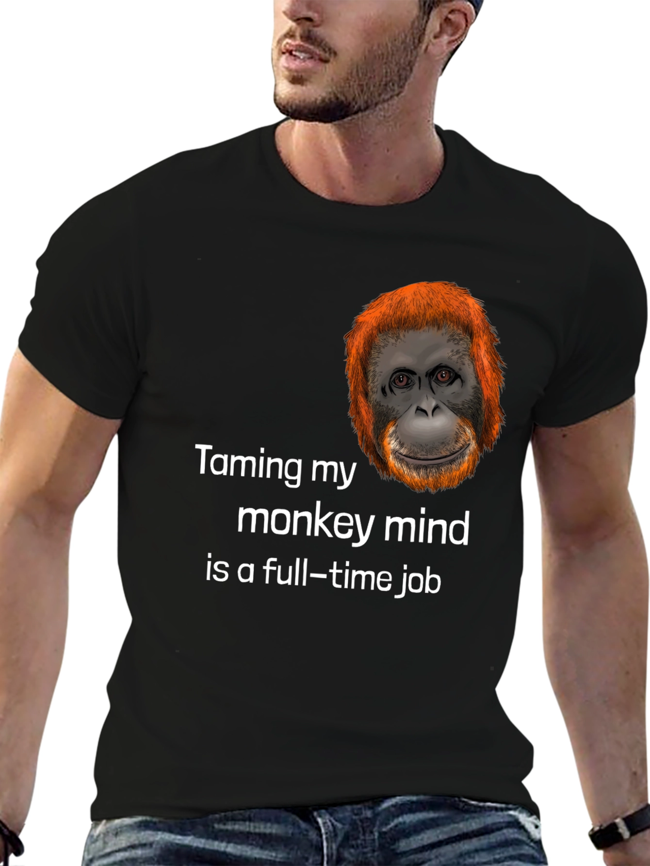 Monkey Mind T-Shirt - Full-Time Job