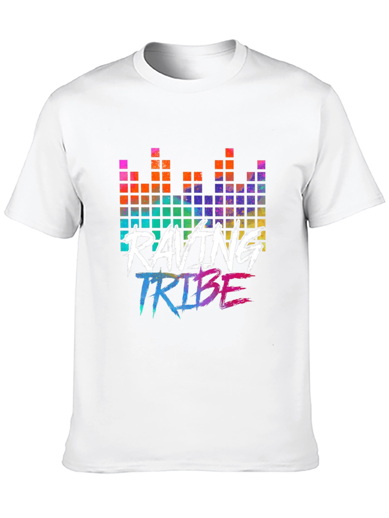 Raving Tribe Graphic Tee - Black Cotton T-Shirt