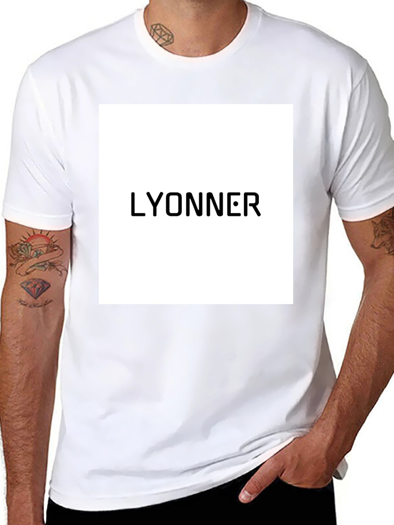 Lyonner Graphic Tee - Bold Minimalist Style