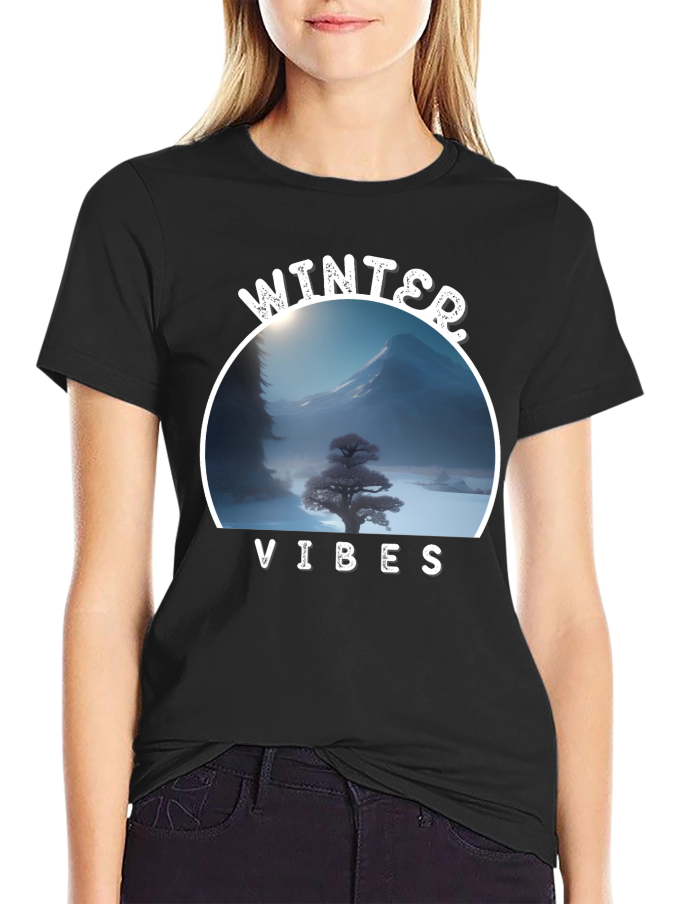 Winter Vibes Graphic T-Shirt