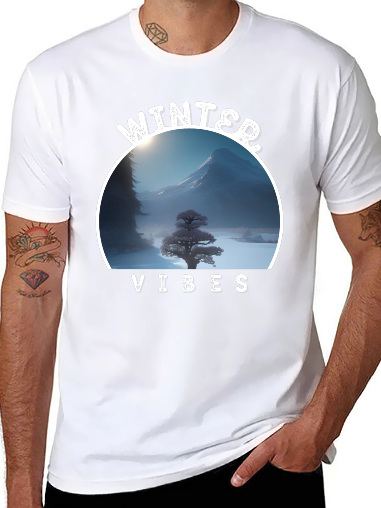 Winter Vibes Graphic T-Shirt