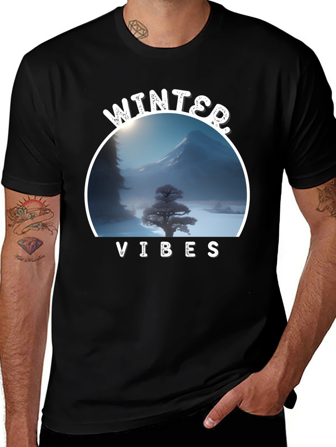 Winter Vibes Graphic T-Shirt