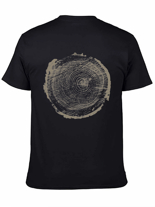 Tree Ring Graphic T-Shirt - Nature Inspired Design