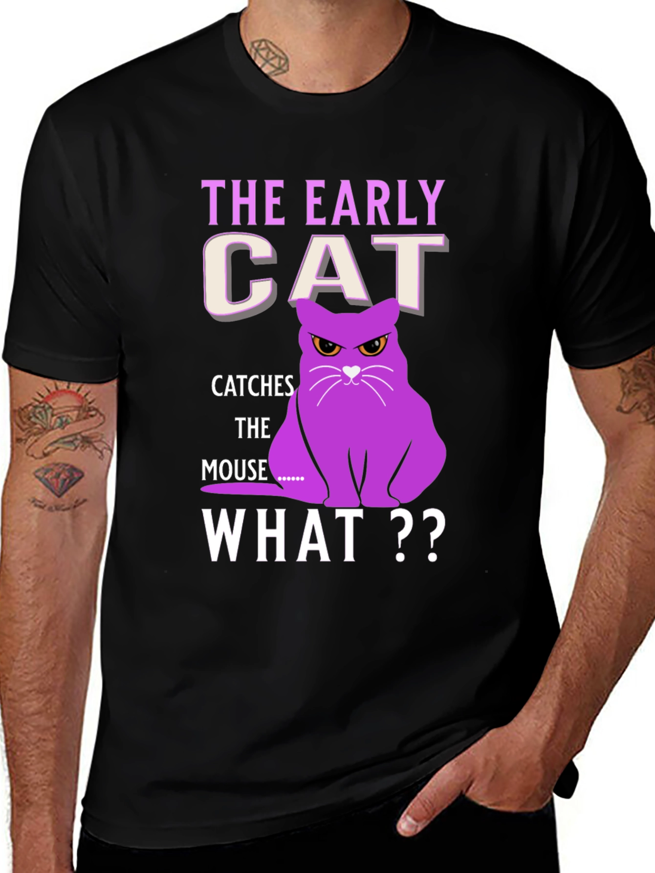 Early Cat T-Shirt - Funny Cat Lover Tee