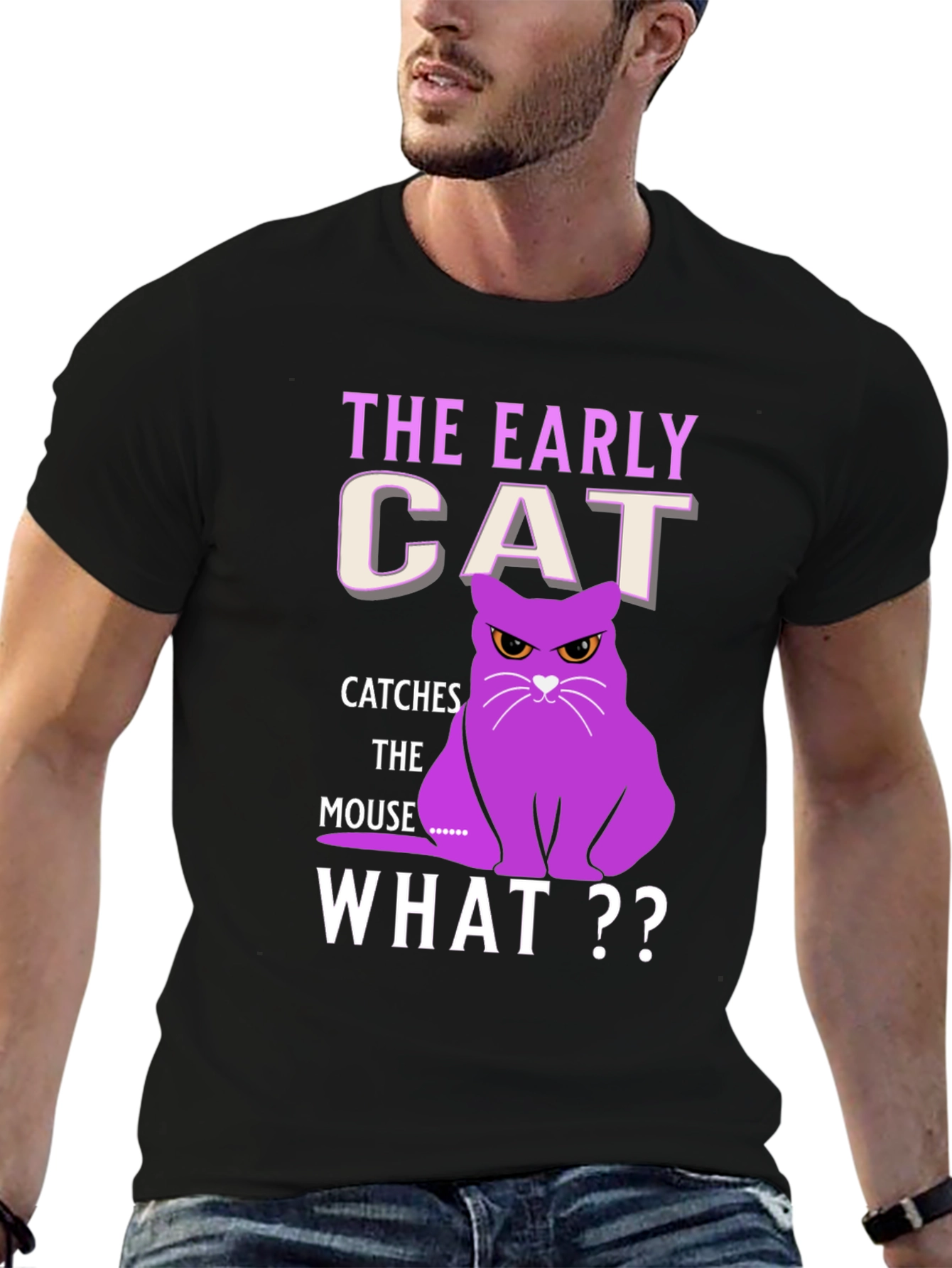 Early Cat T-Shirt - Funny Cat Lover Tee