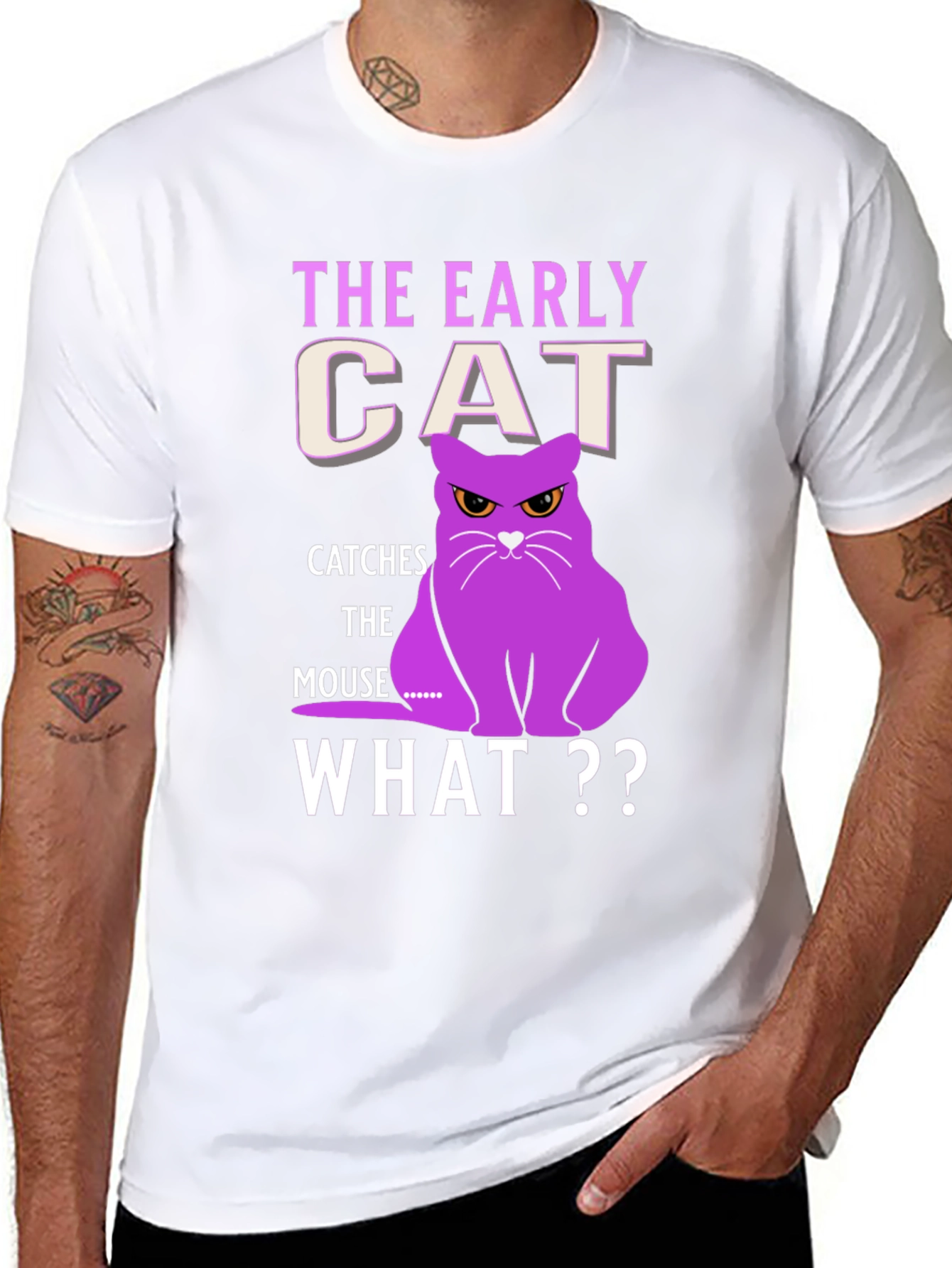 Early Cat T-Shirt - Funny Cat Lover Tee