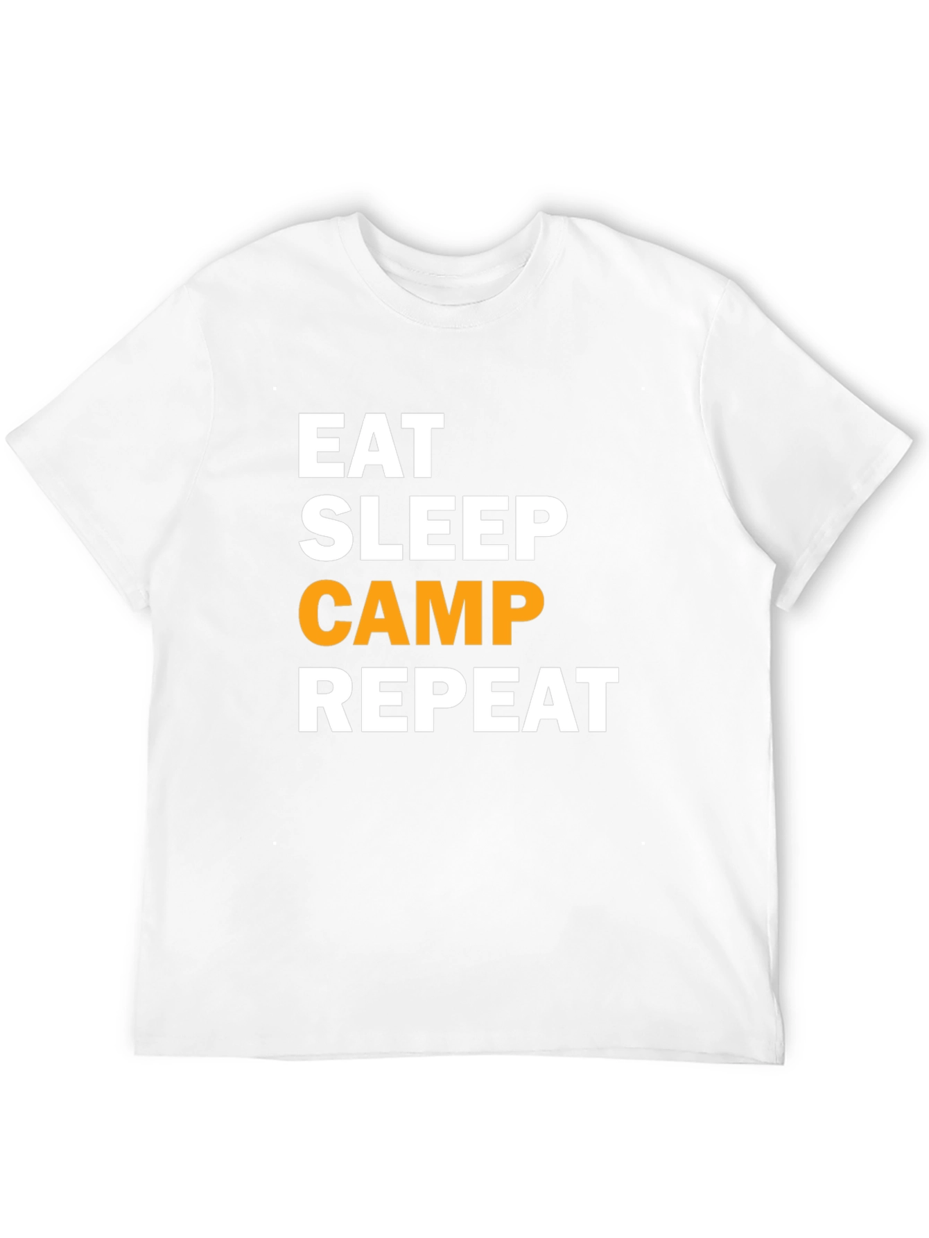 Eat Sleep Camp Repeat Black T-Shirt