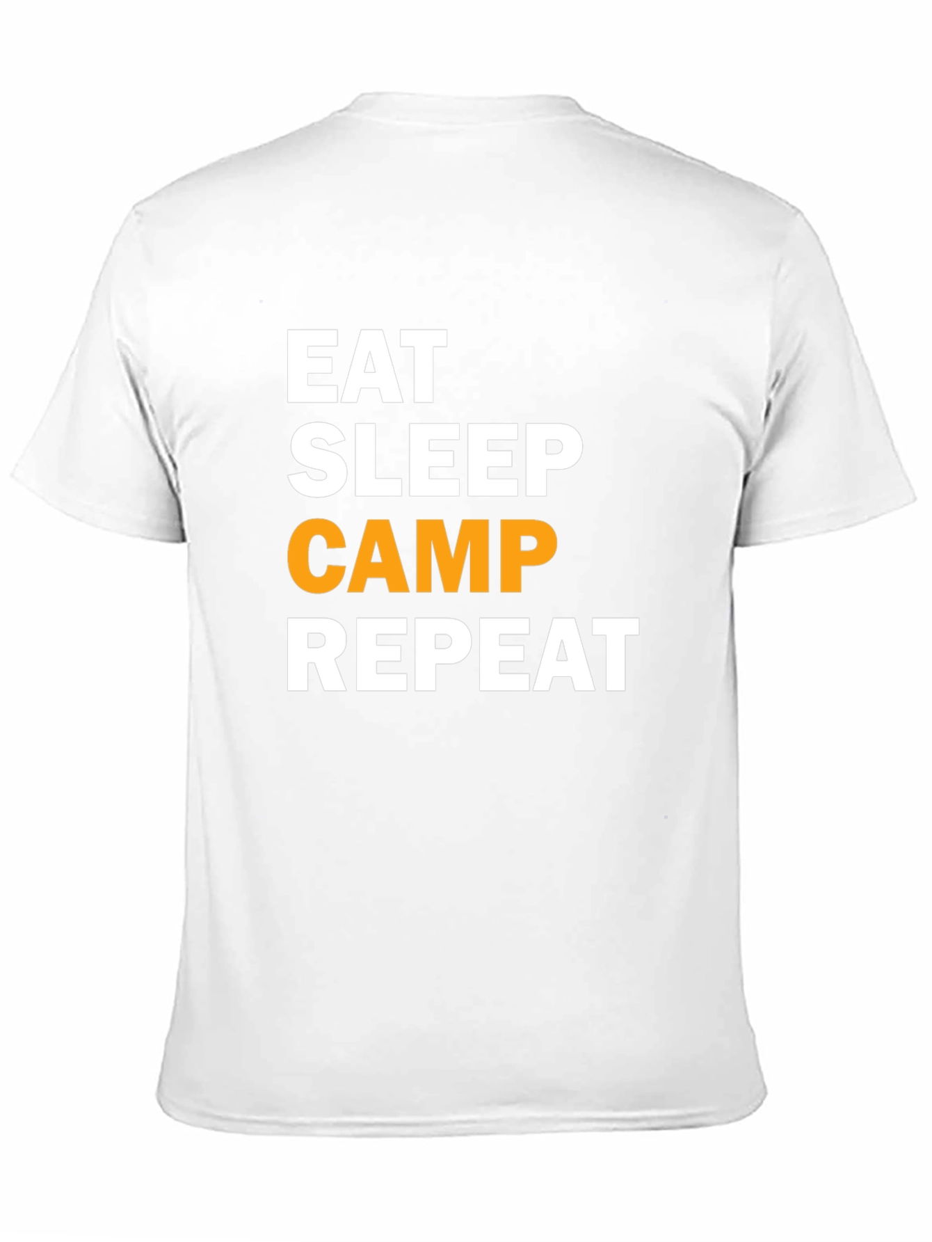 Eat Sleep Camp Repeat Black T-Shirt