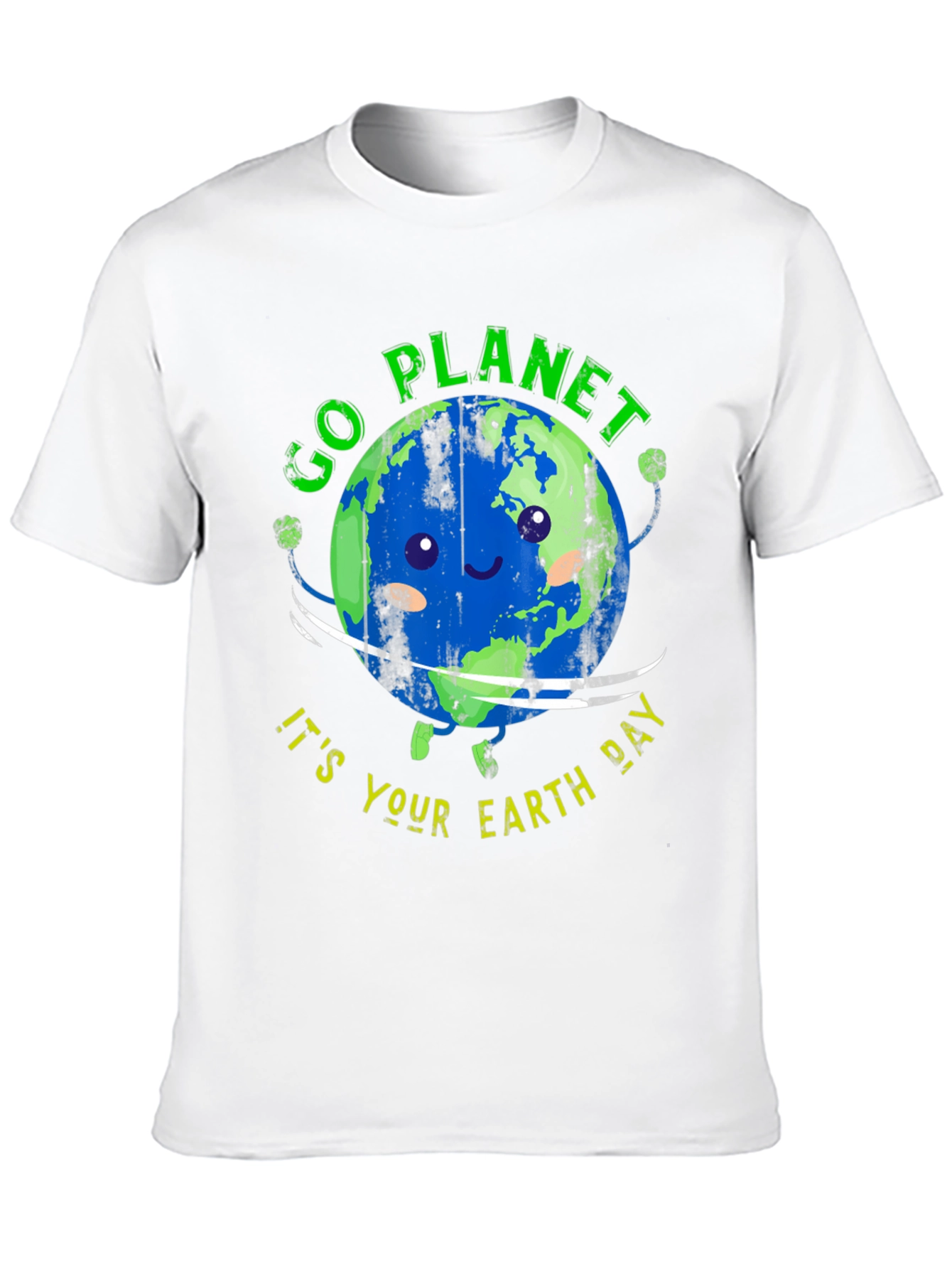 Go Planet! Earth Day Graphic Tee - Black