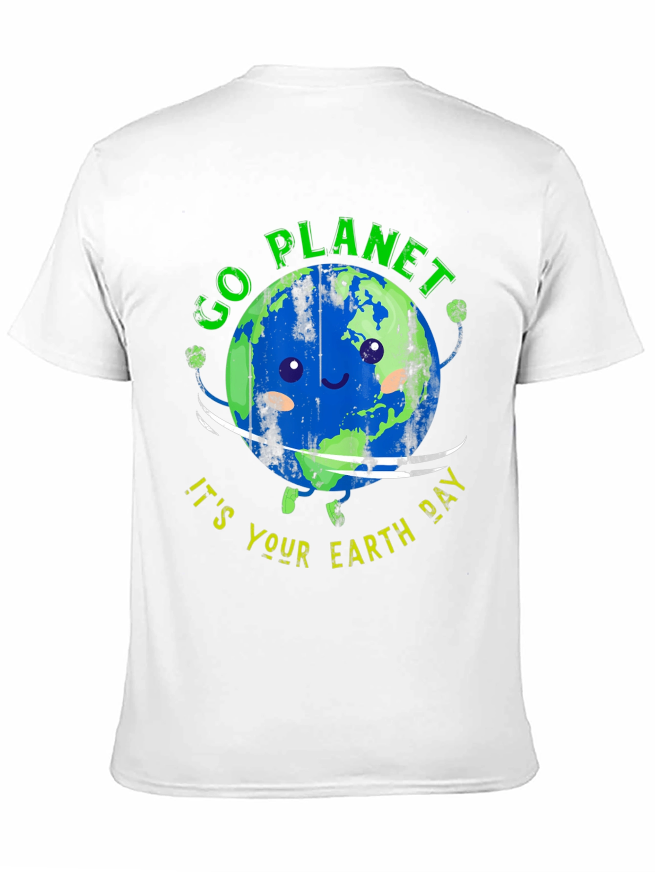 Go Planet! Earth Day Graphic Tee - Black