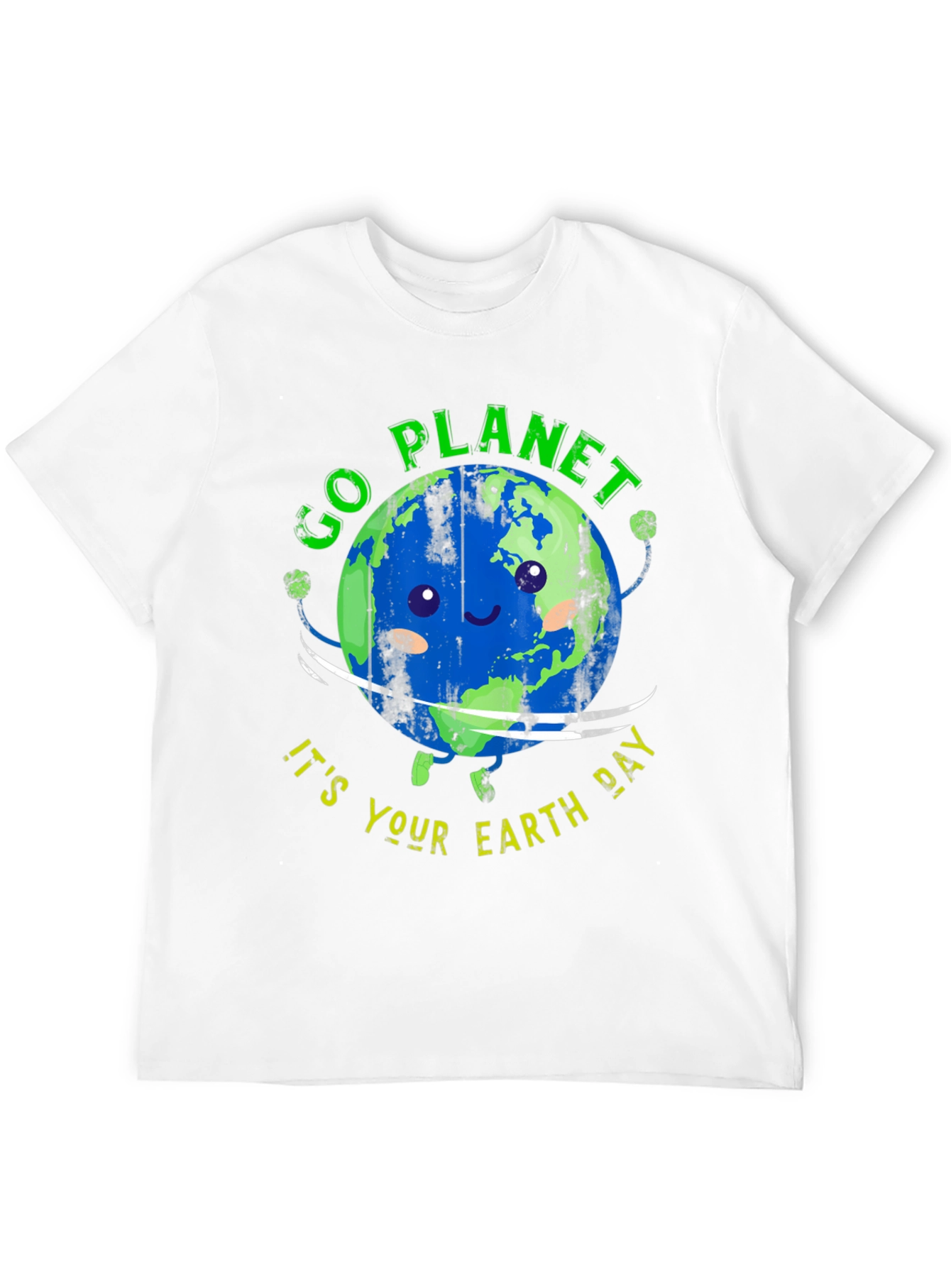Go Planet! Earth Day Graphic Tee - Black