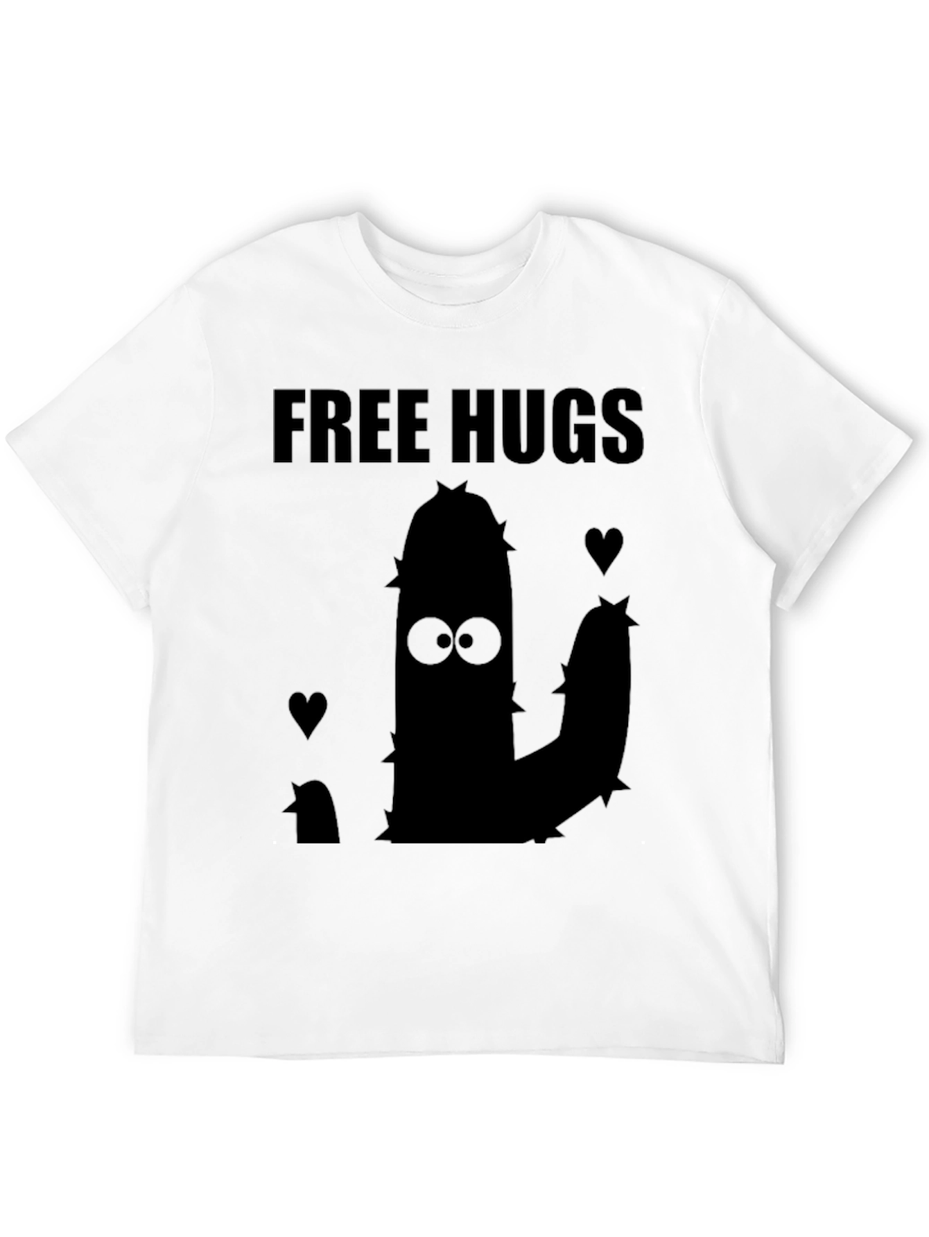 Free Hugs Cactus Graphic Tee - Unisex