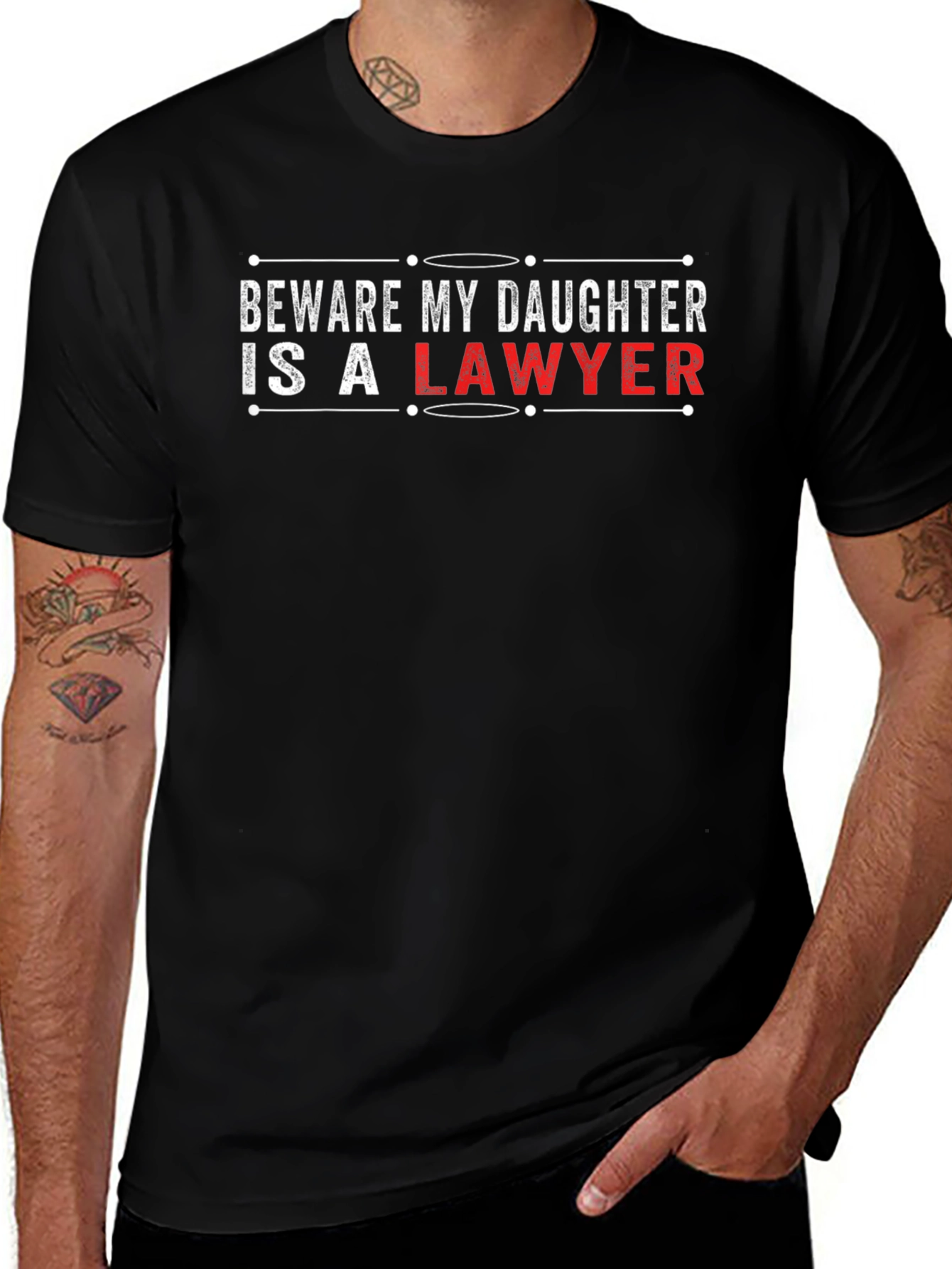 Beware My Daughter is a Lawyer T-Shirt