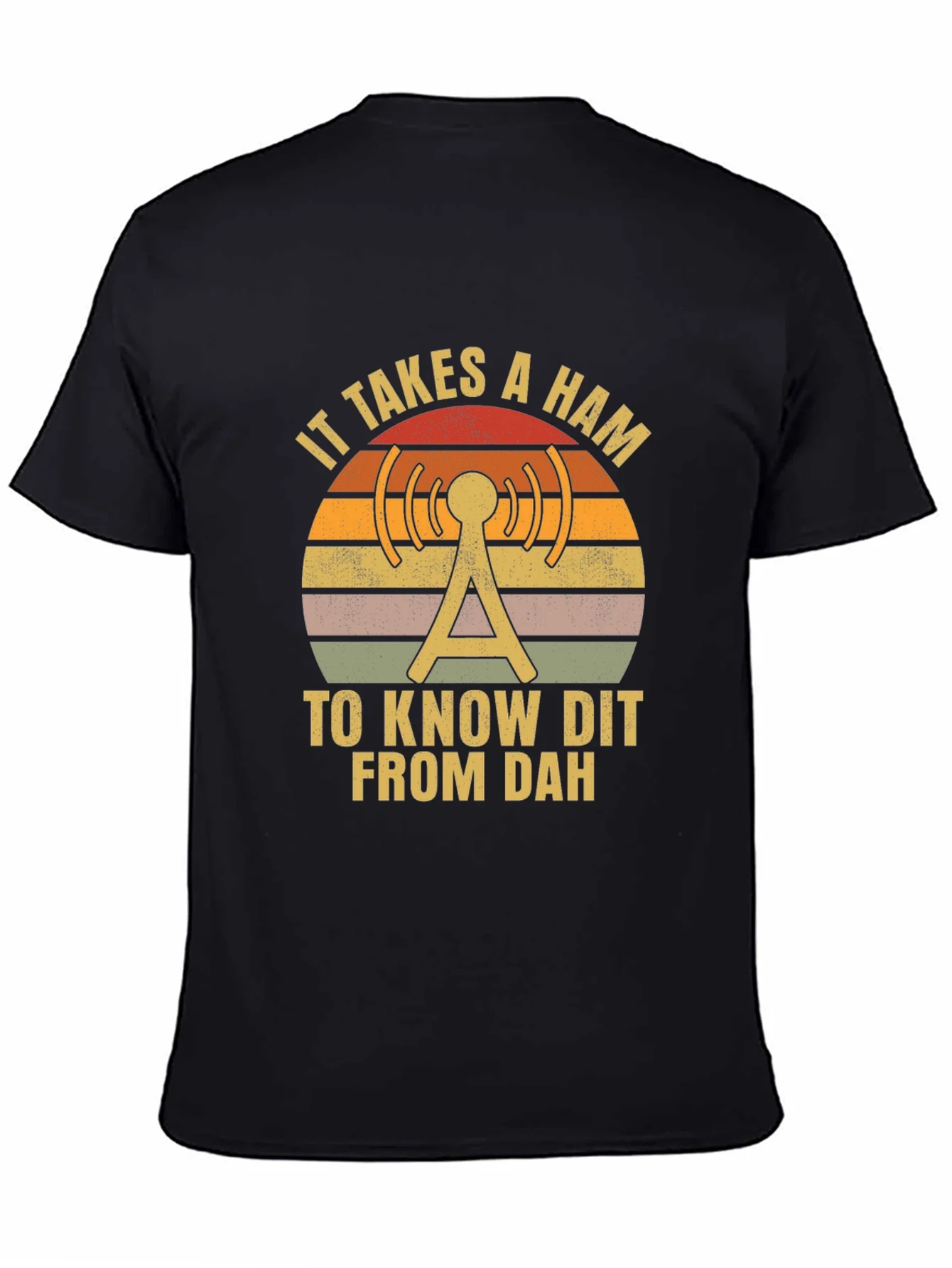 Ham Radio Operator T-Shirt - Dit Dah