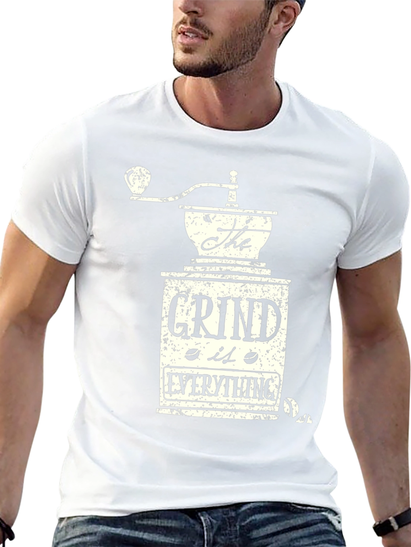 The Grind Is Everything T-Shirt - Coffee Lover Tee