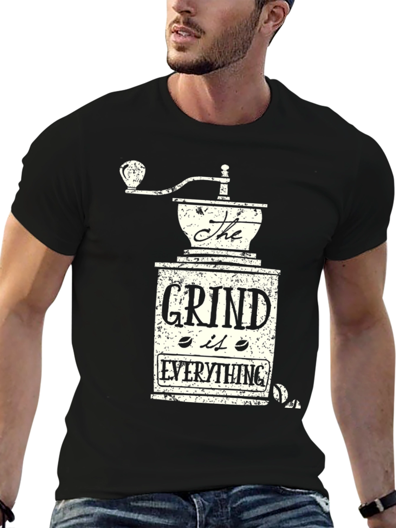The Grind Is Everything T-Shirt - Coffee Lover Tee