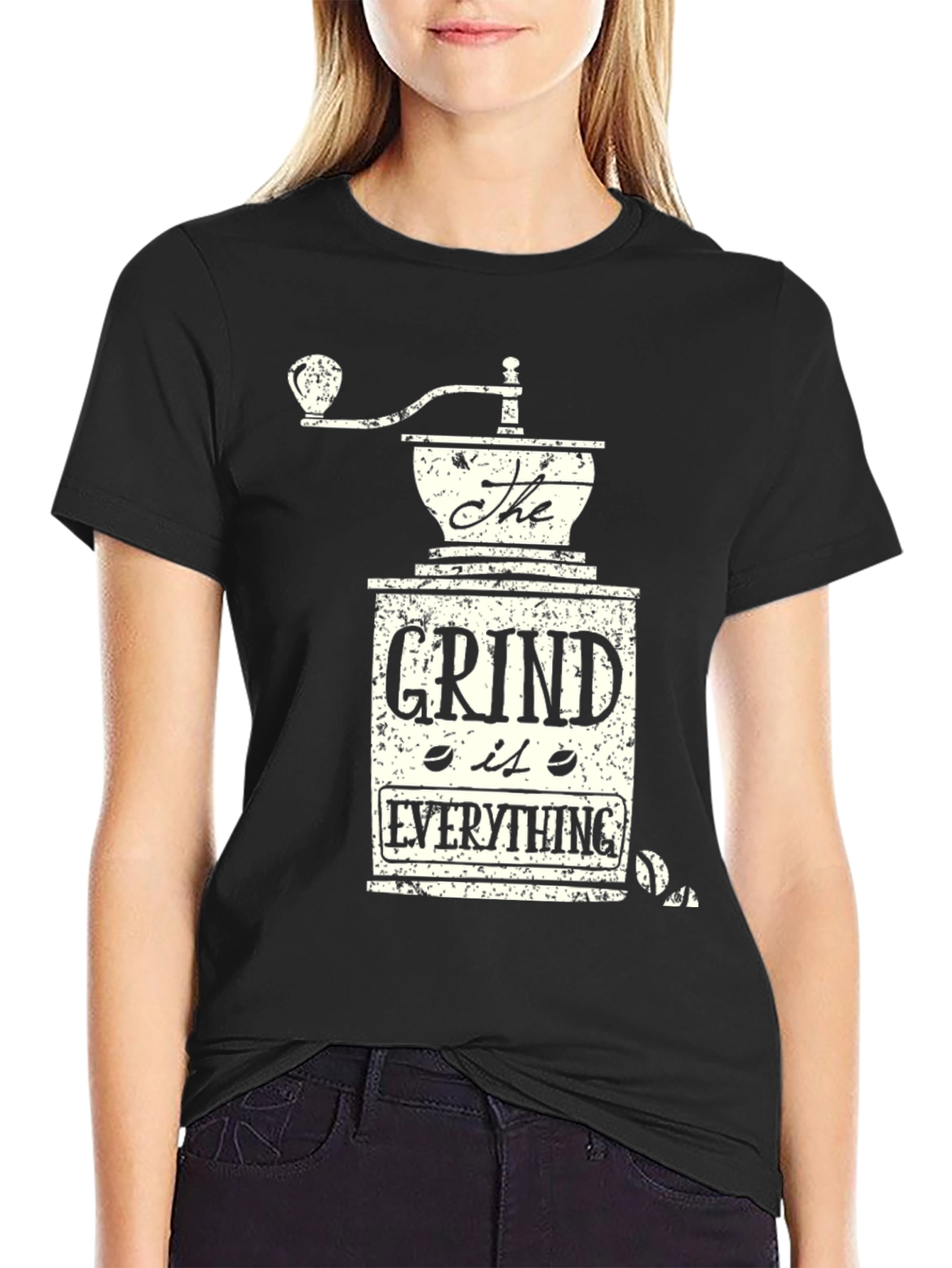 The Grind Is Everything T-Shirt - Coffee Lover Tee