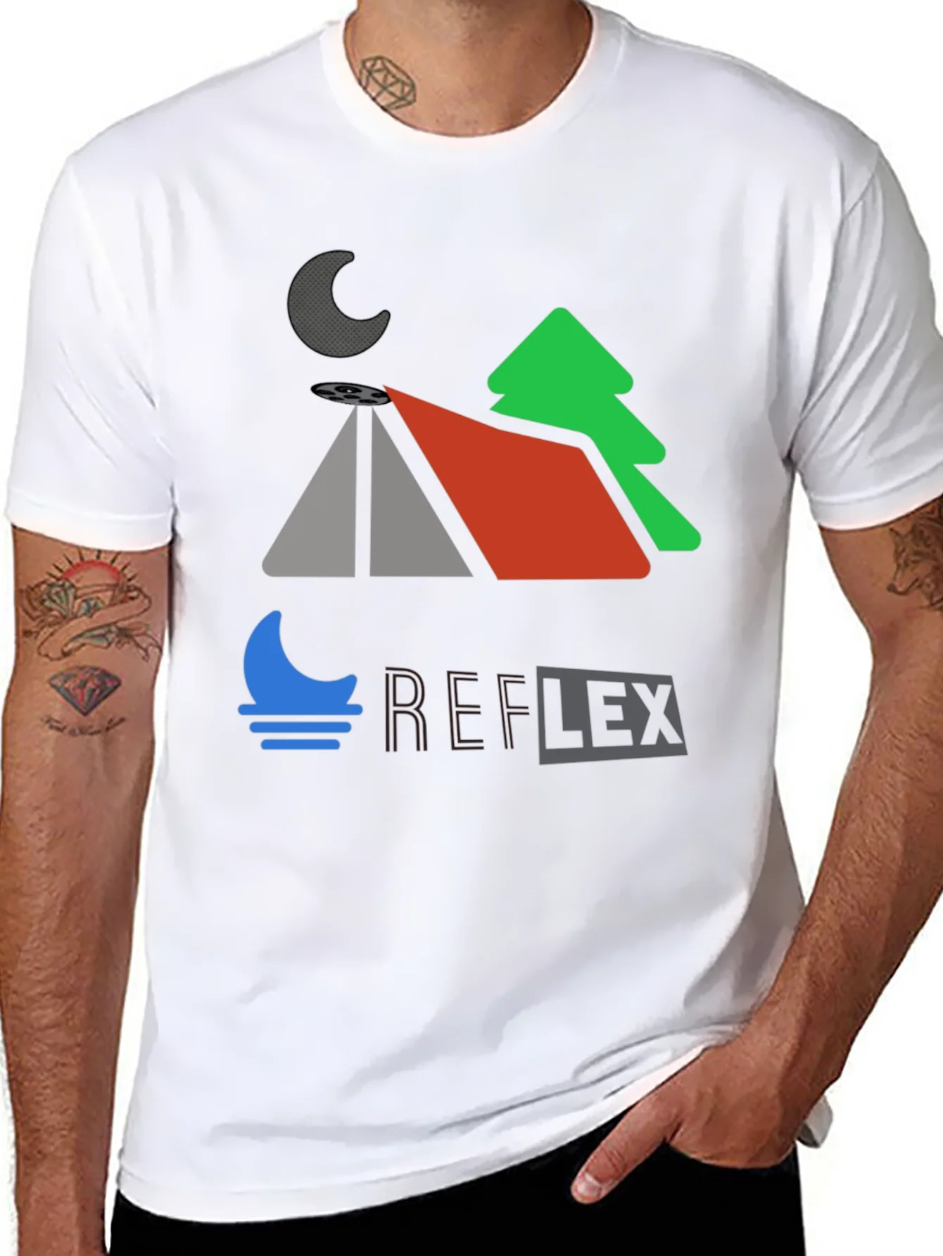 Reflex Graphic Tee - Night Camping Design