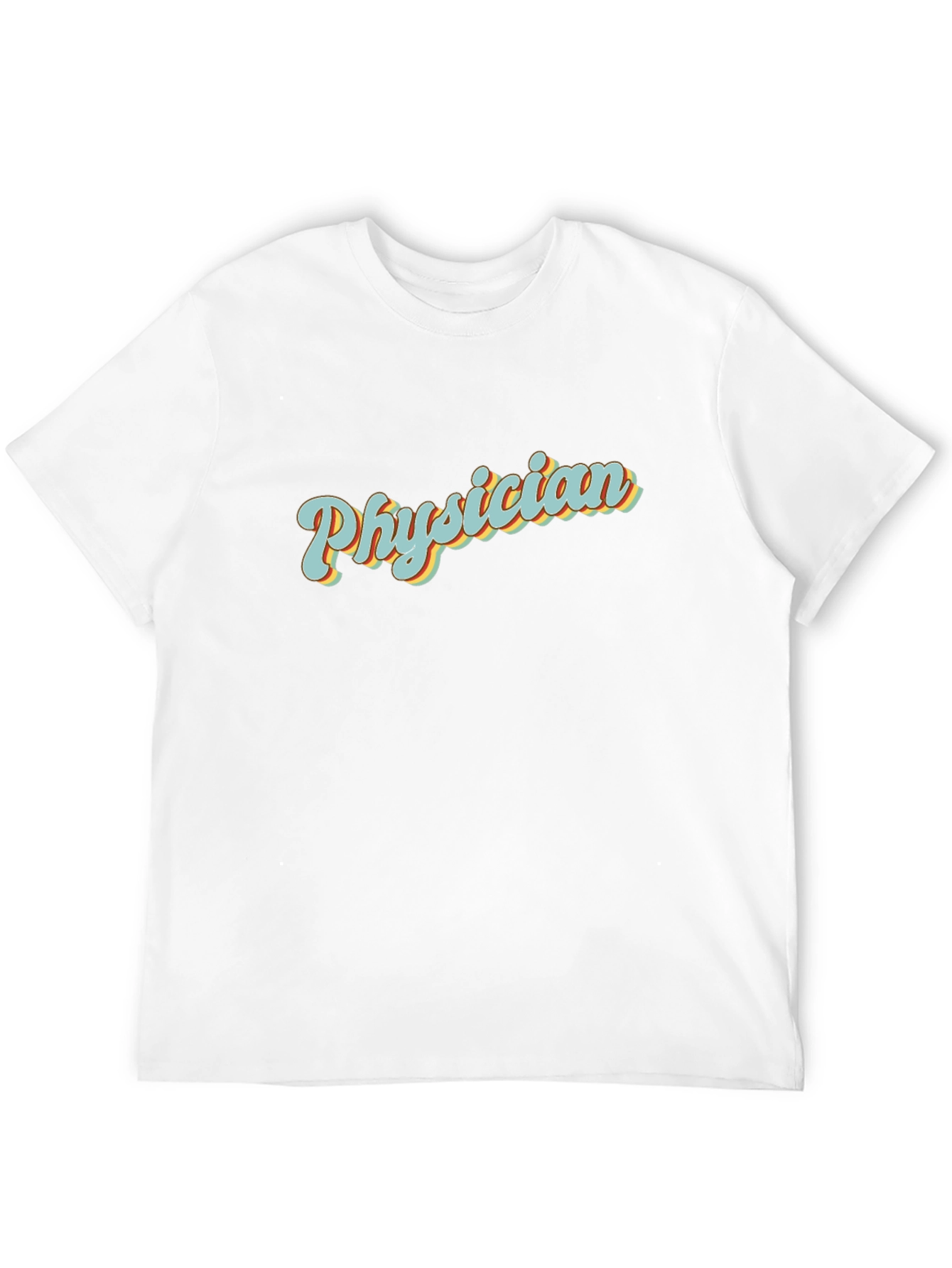 Retro Physician T-Shirt - Black Crew Neck Tee