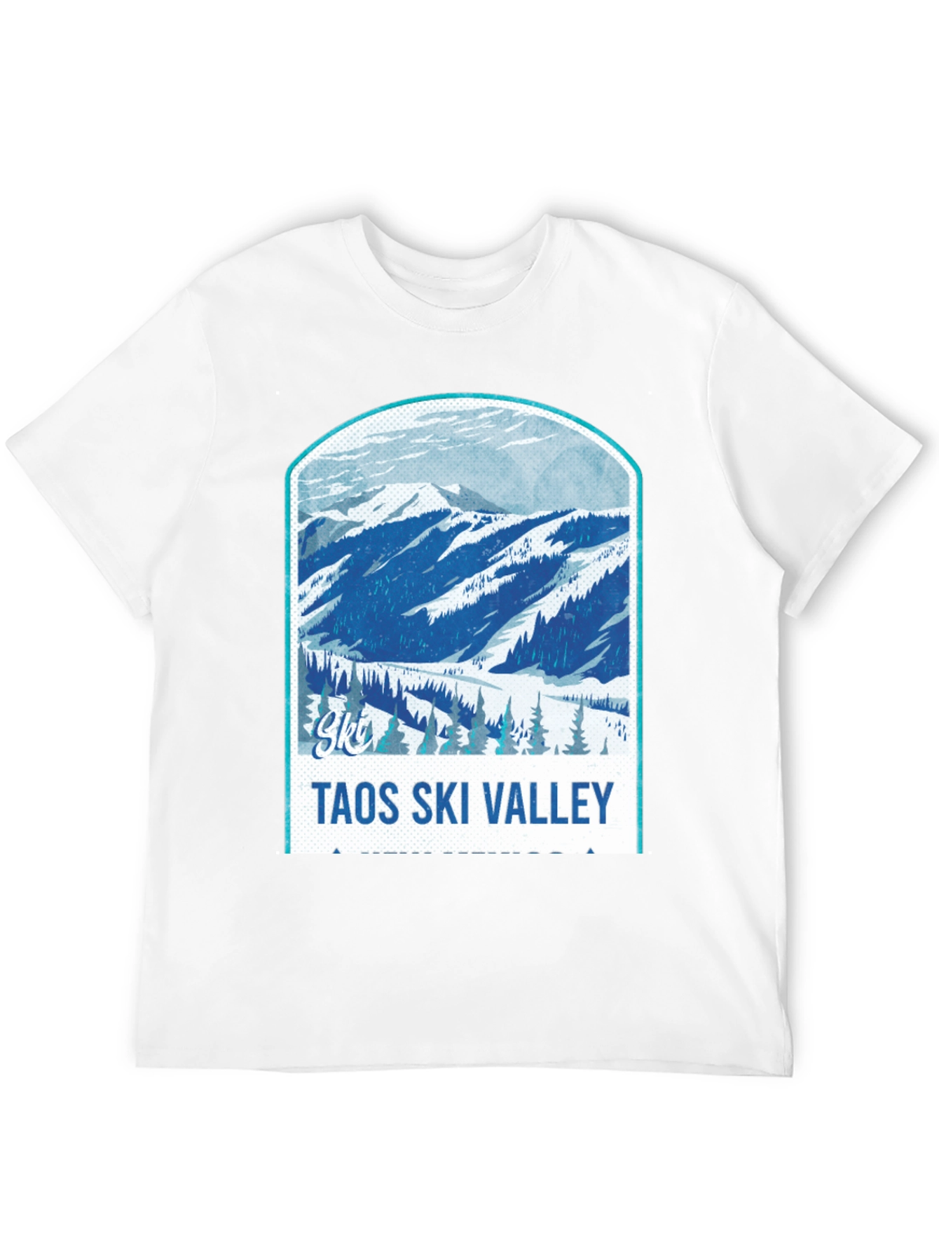 Taos Ski Valley Graphic Tee - Mountain Design