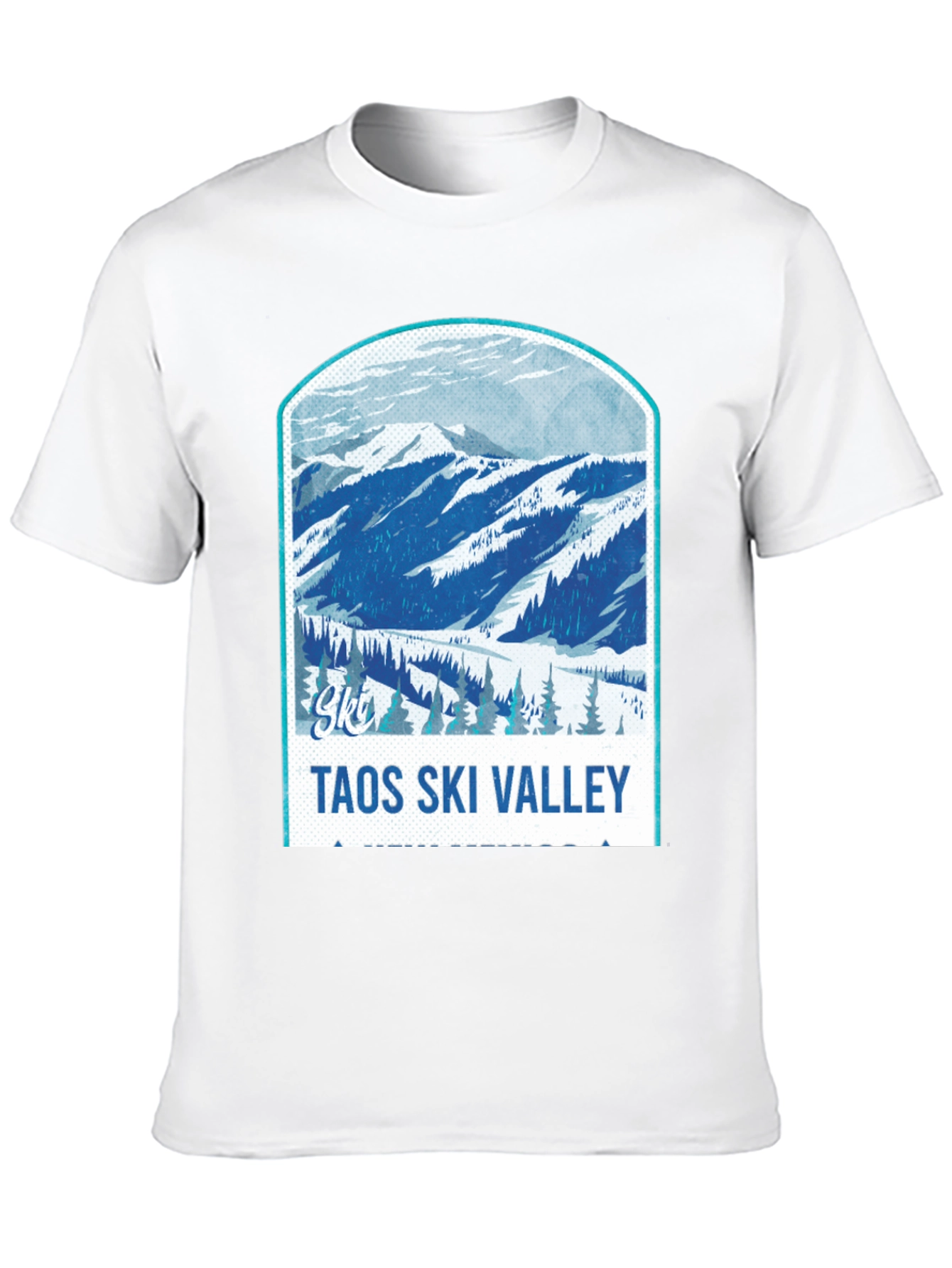 Taos Ski Valley Graphic Tee - Mountain Design