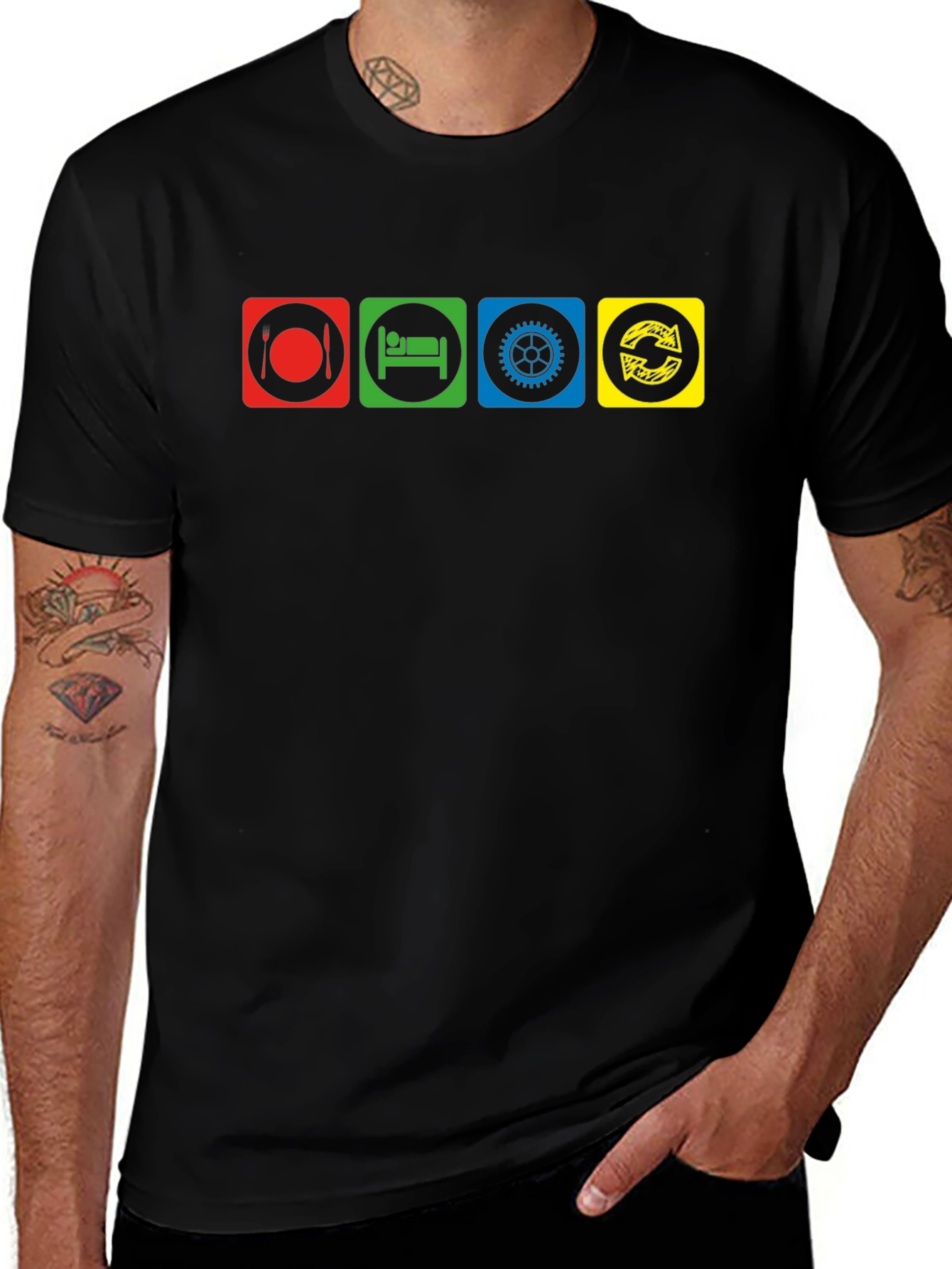 Eat Sleep Ride Repeat T-Shirt