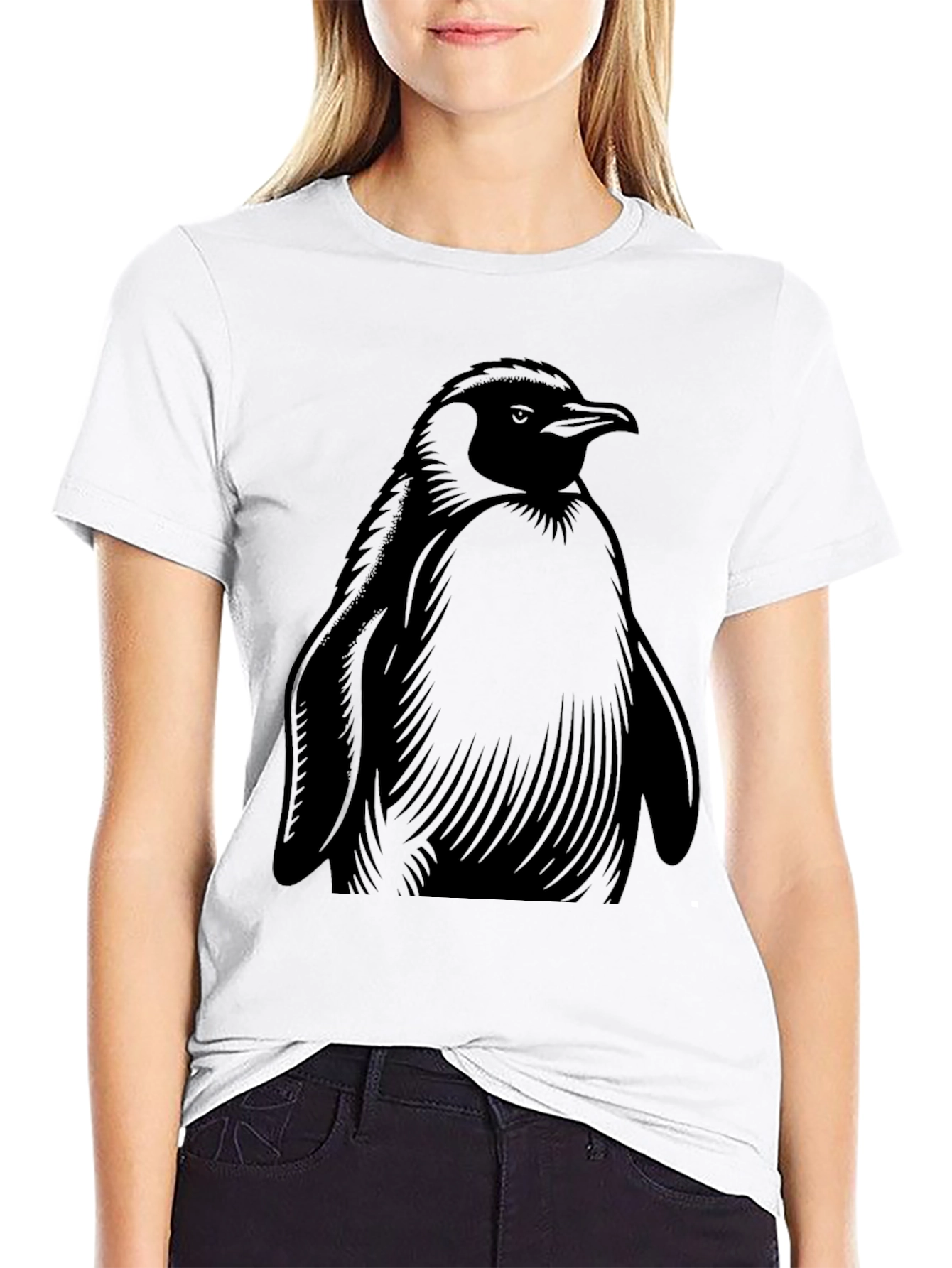 Penguin Graphic Tee - Mens Black T-Shirt
