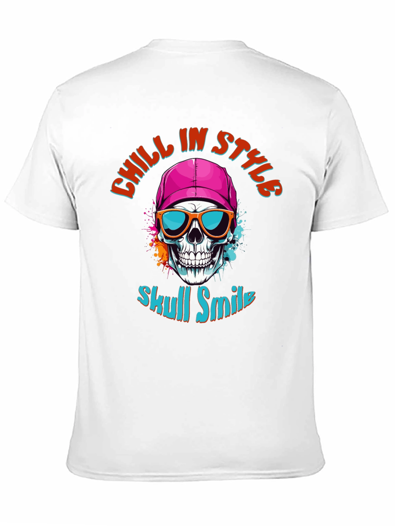 Skull Smile Graphic T-Shirt: Chill in Style