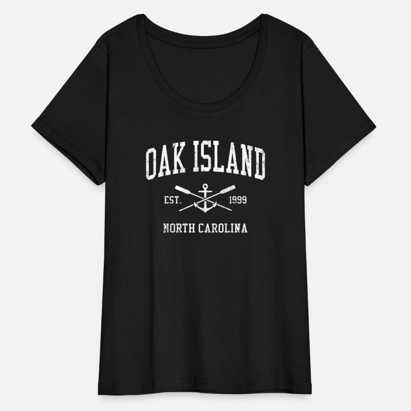 Oak Island Nc Crossed Oars Boat Anchor Sports
