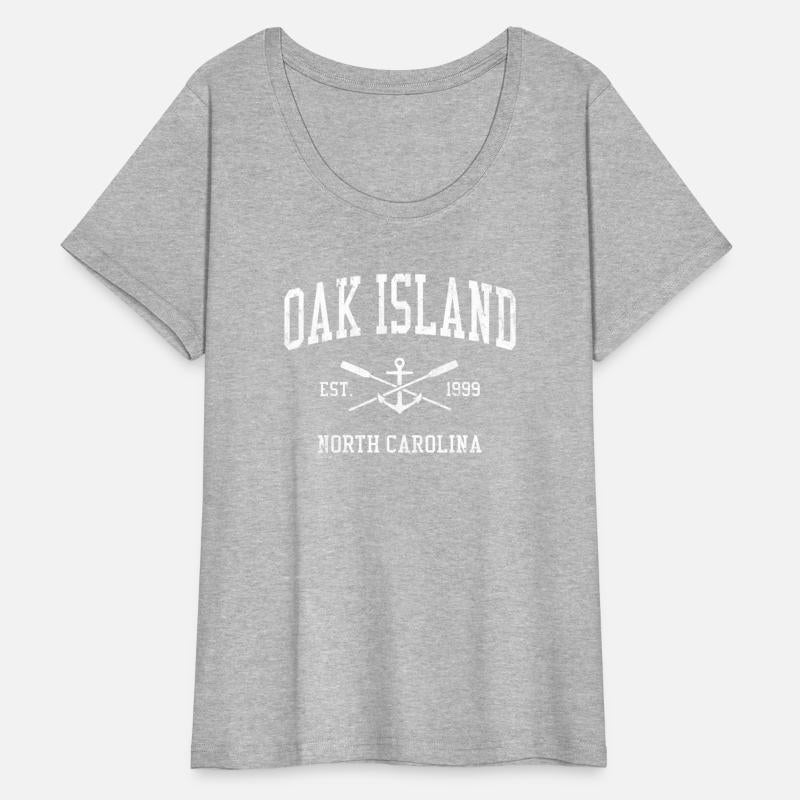 Oak Island Nc Crossed Oars Boat Anchor Sports