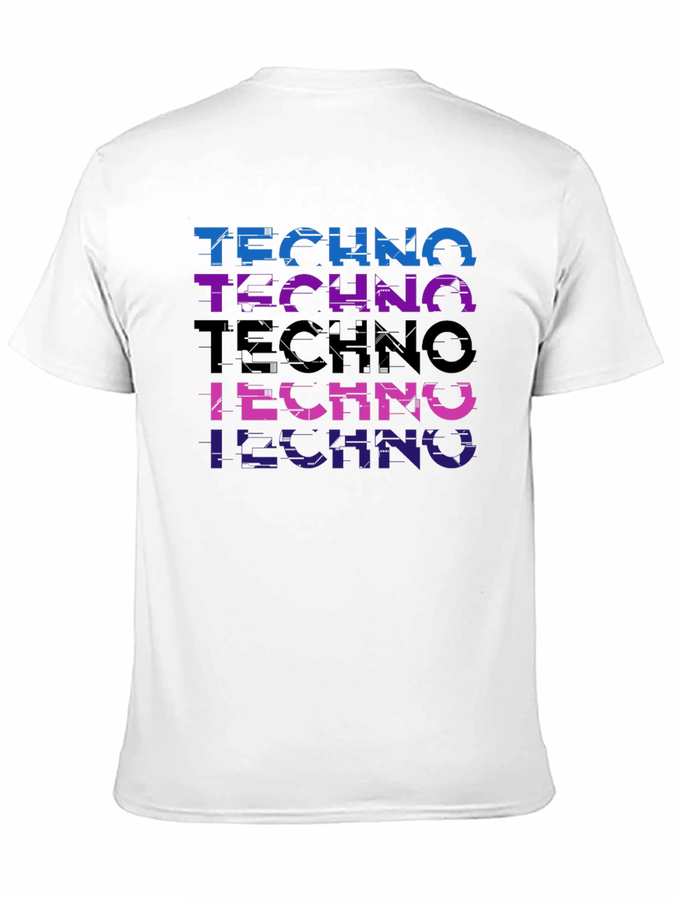 Techno Glitch T-Shirt - Stylish Music Tee