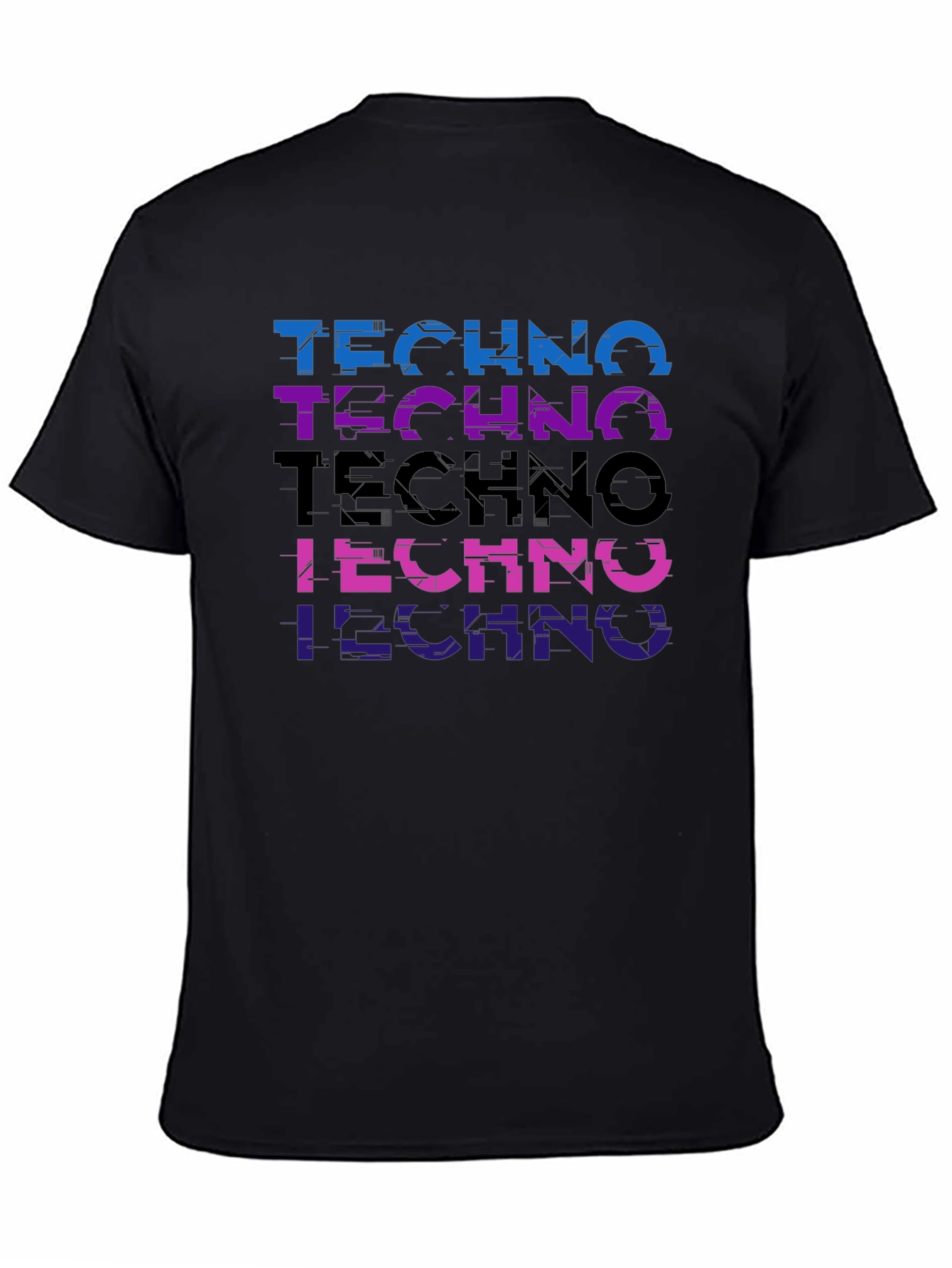 Techno Glitch T-Shirt - Stylish Music Tee