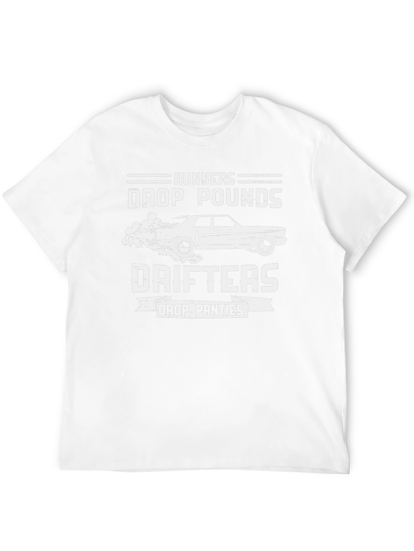 Runners vs. Drifters Graphic T-Shirt - Black Cotton Tee