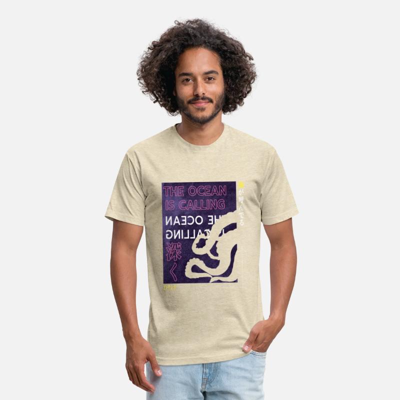 Ocean Calling Japanese Street Graphic T-shirt